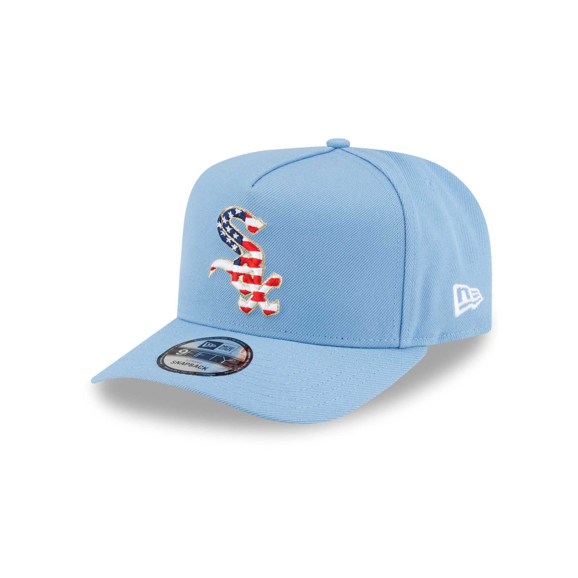 Chicago White Sox Red, White & Blue 9FIFTY A-Frame Snapback Hat