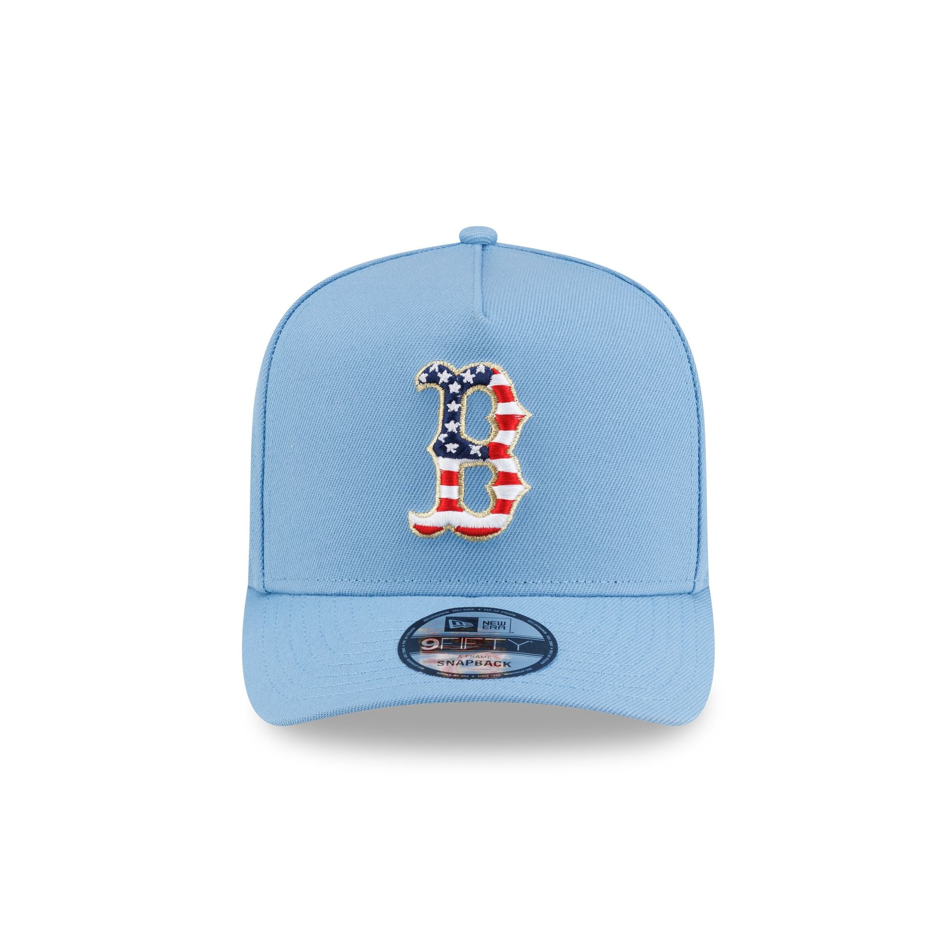 Boston Red Sox Red, White & Blue 9FIFTY A-Frame Snapback Hat