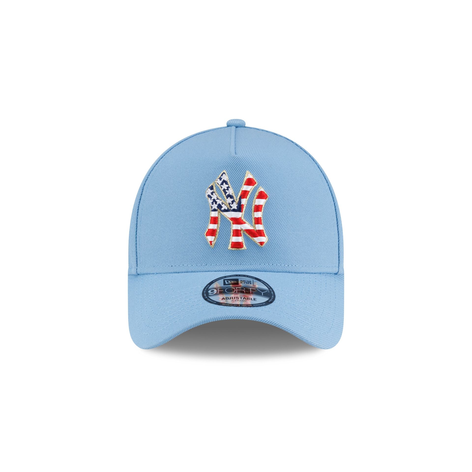New York Yankees Red, White & Blue 9FORTY A-Frame Snapback Hat