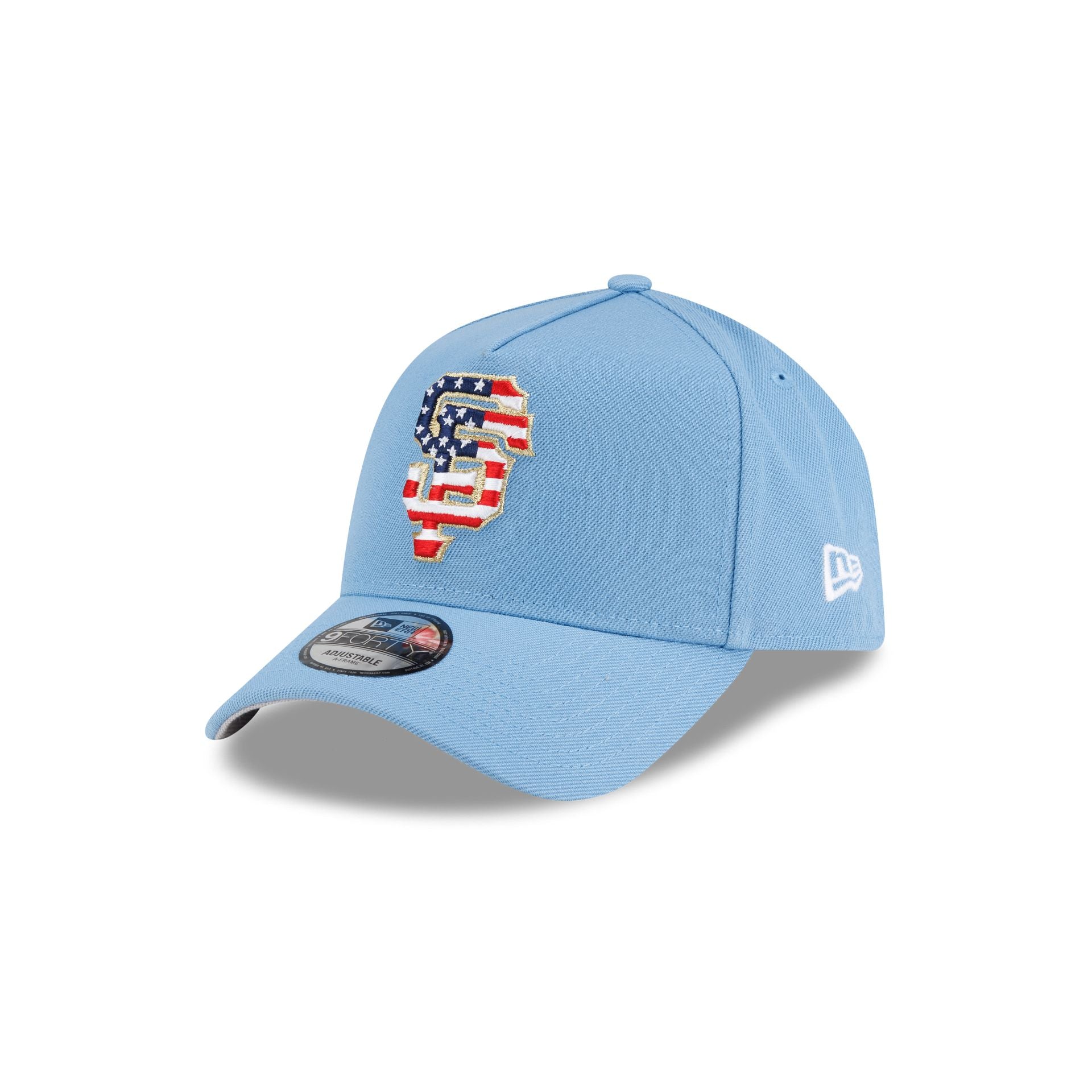 San Francisco Giants Red, White & Blue 9FORTY A-Frame Snapback Hat