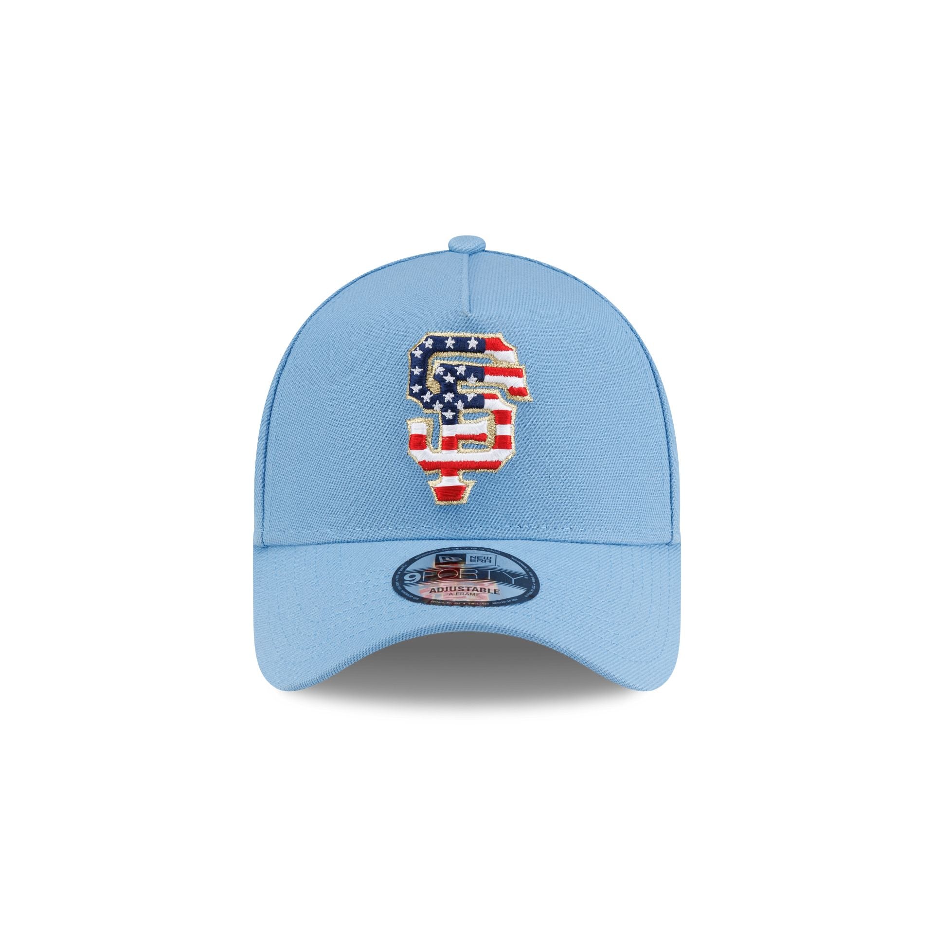 San Francisco Giants Red, White & Blue 9FORTY A-Frame Snapback Hat