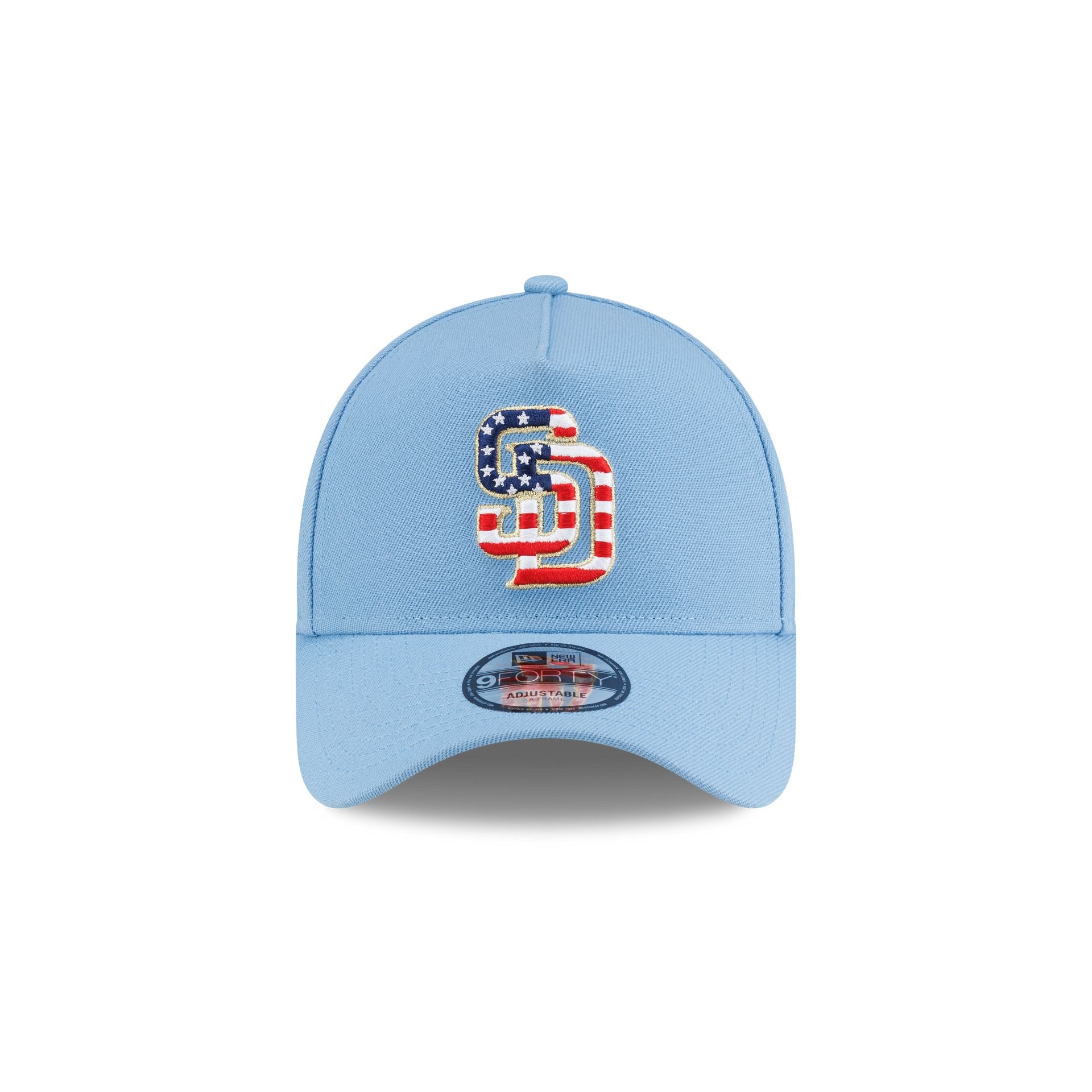 San Diego Padres Red, White & Blue 9FORTY A-Frame Snapback Hat
