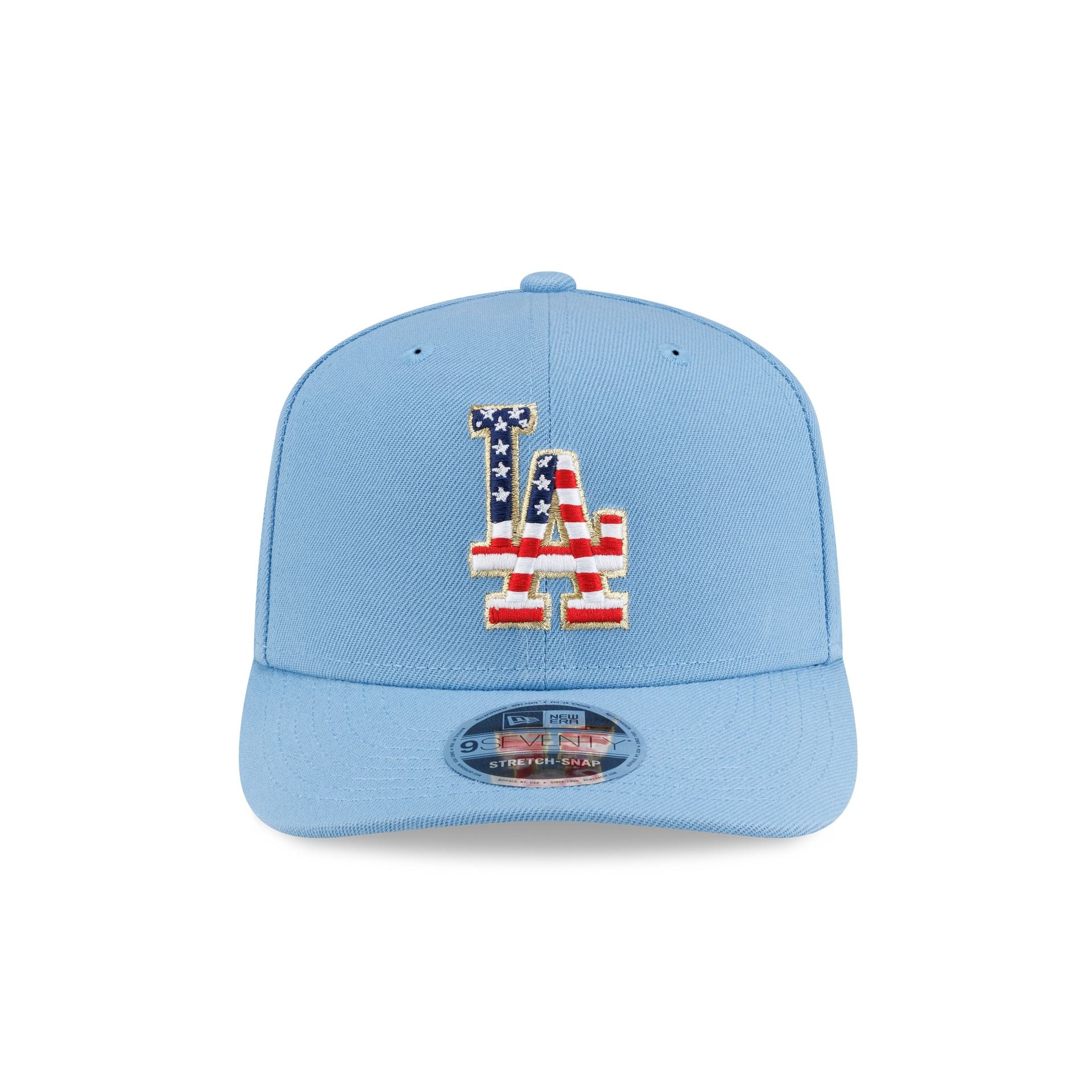 Los Angeles Dodgers Red, White & Blue 9SEVENTY Stretch-Snap Hat