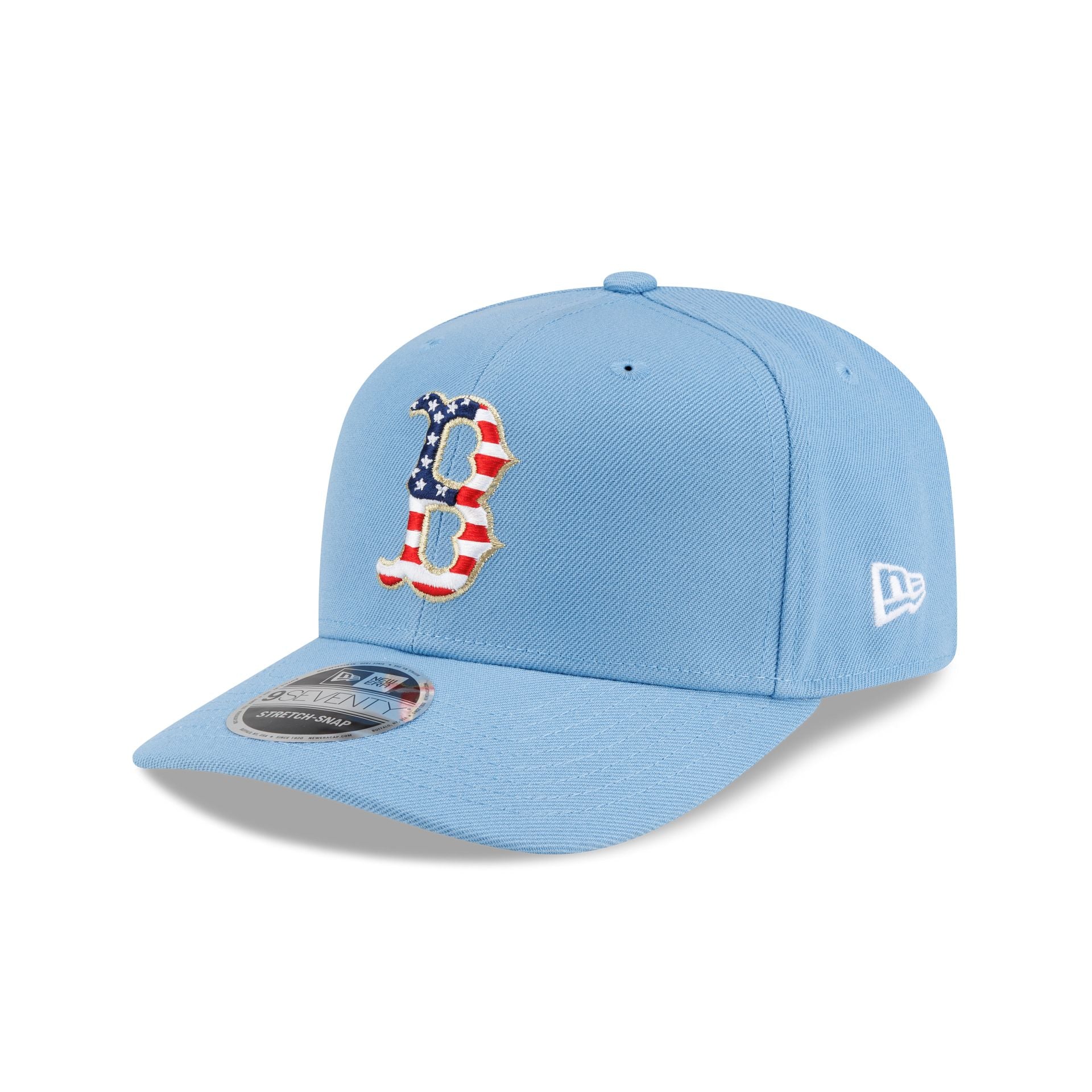 Boston Red Sox Red, White & Blue 9SEVENTY Stretch-Snap Hat