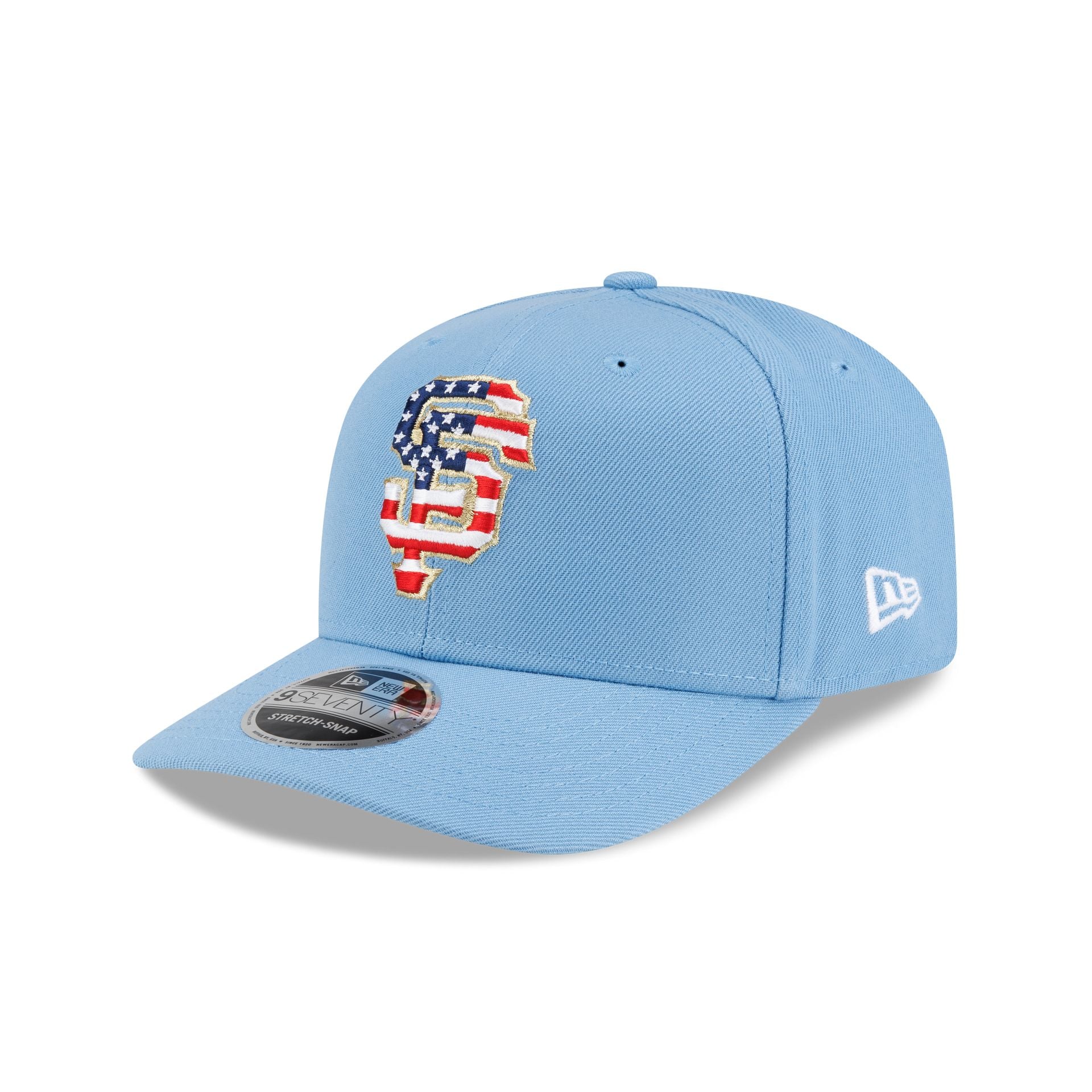 San Francisco Giants Red, White & Blue 9SEVENTY Stretch-Snap Hat