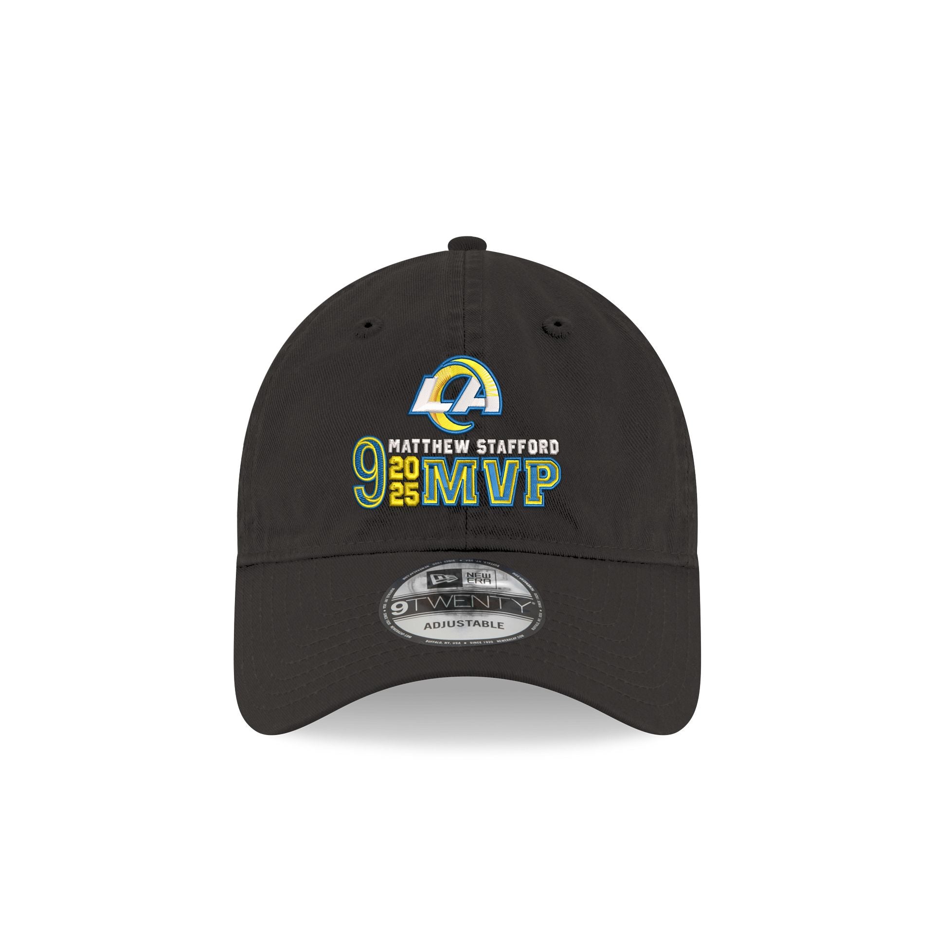 Los Angeles Rams Matthew Stafford 2025 MVP 9TWENTY Adjustable Hat