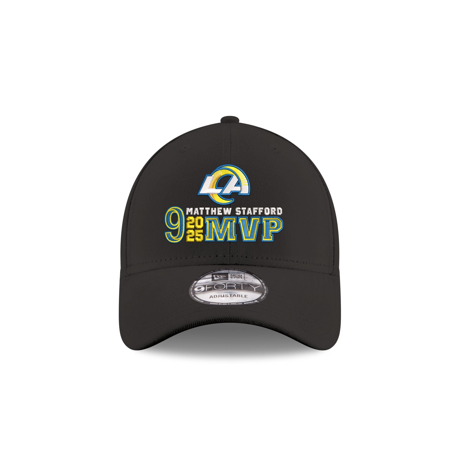 Los Angeles Rams Matthew Stafford 2025 MVP 9FORTY Adjustable Hat