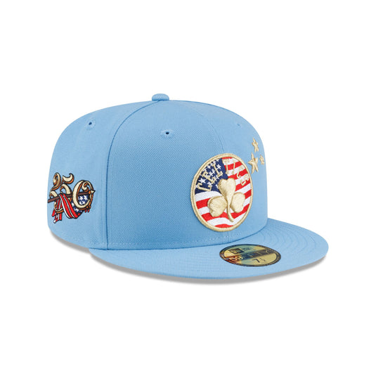 Boston Celtics Red, White & Blue 59FIFTY Fitted Hat - New Era Cap