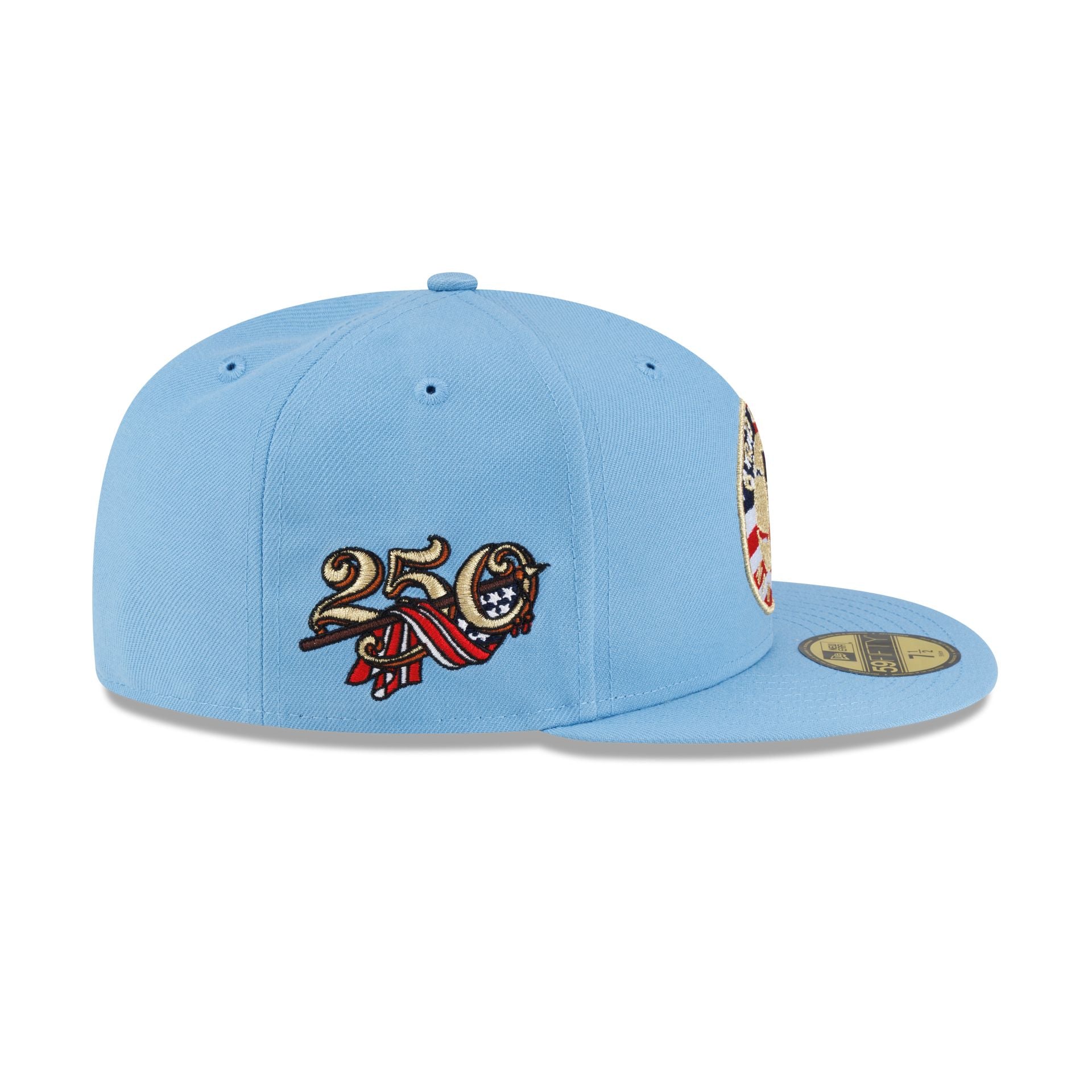 Brooklyn Nets Red, White & Blue 59FIFTY Fitted Hat