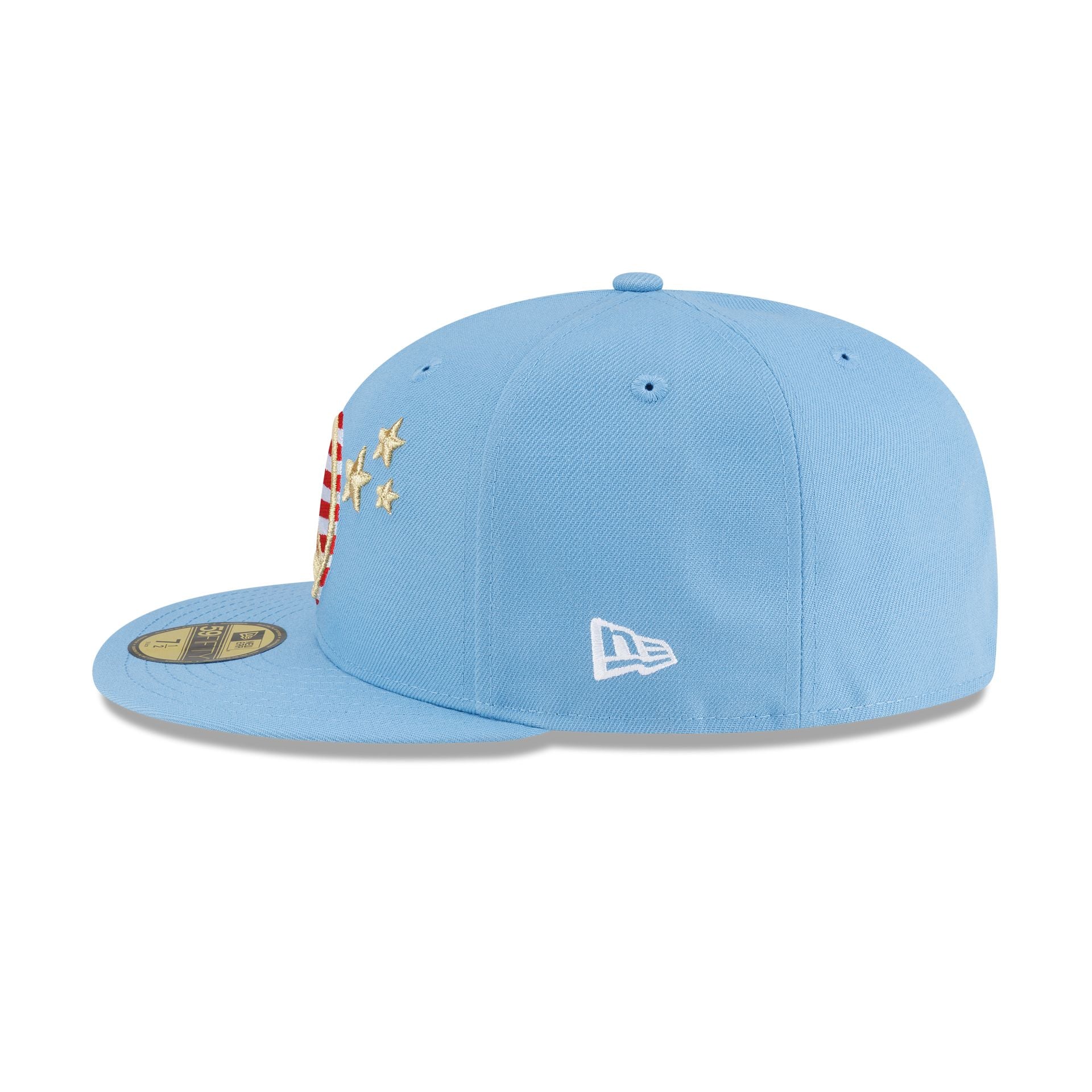 Golden State Warriors Red, White & Blue 59FIFTY Fitted Hat
