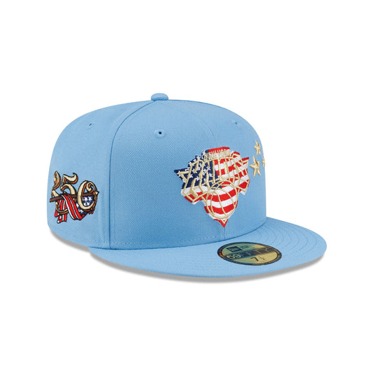 New York Knicks Red, White & Blue 59FIFTY Fitted Hat - New Era Cap