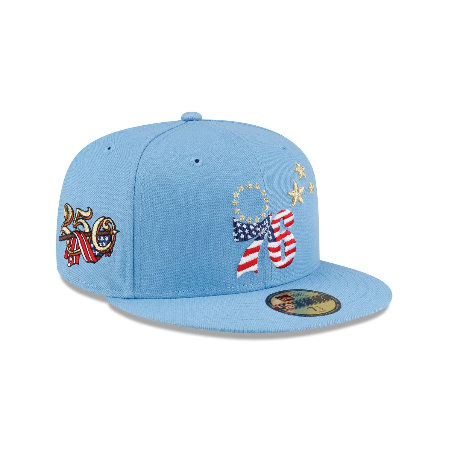 Philadelphia 76ers Red, White & Blue 59FIFTY Fitted Hat