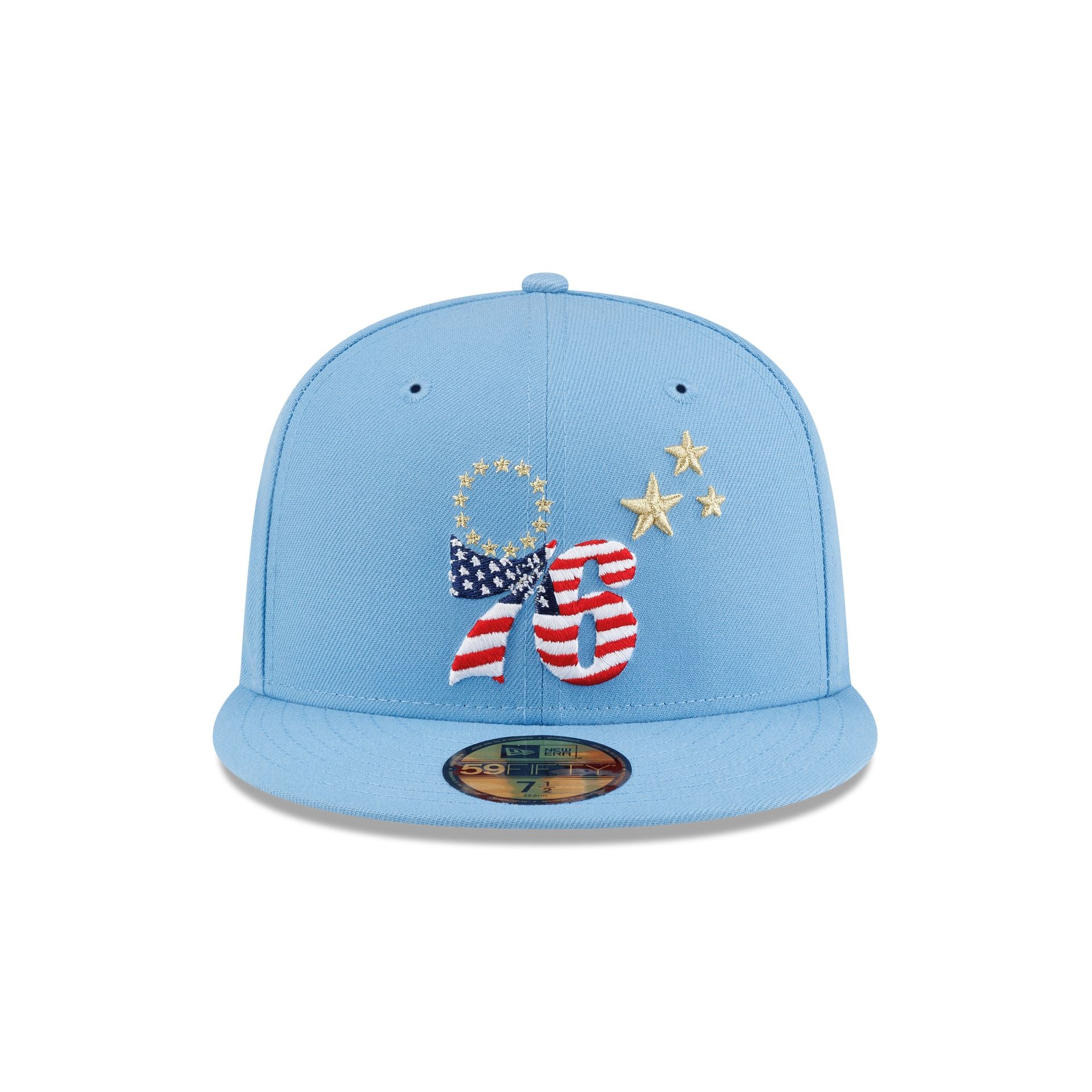 Philadelphia 76ers Red, White & Blue 59FIFTY Fitted Hat