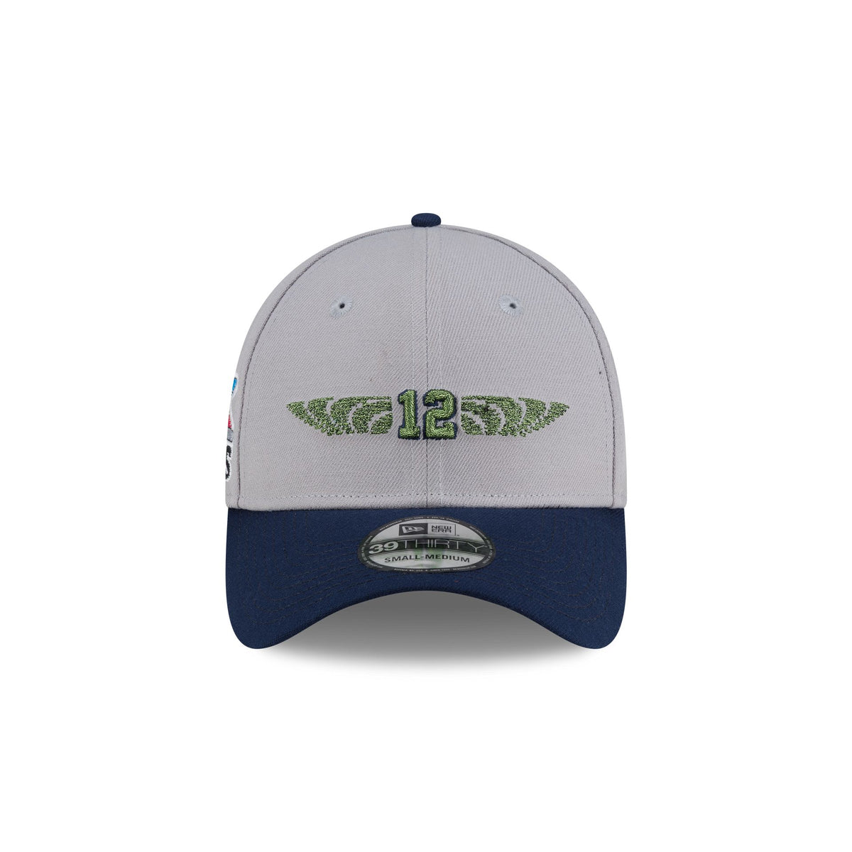 Seattle Seahawks Super Bowl LX Champions Sidepatch Rivalries Gray 39THIRTY Stretch Fit Hat