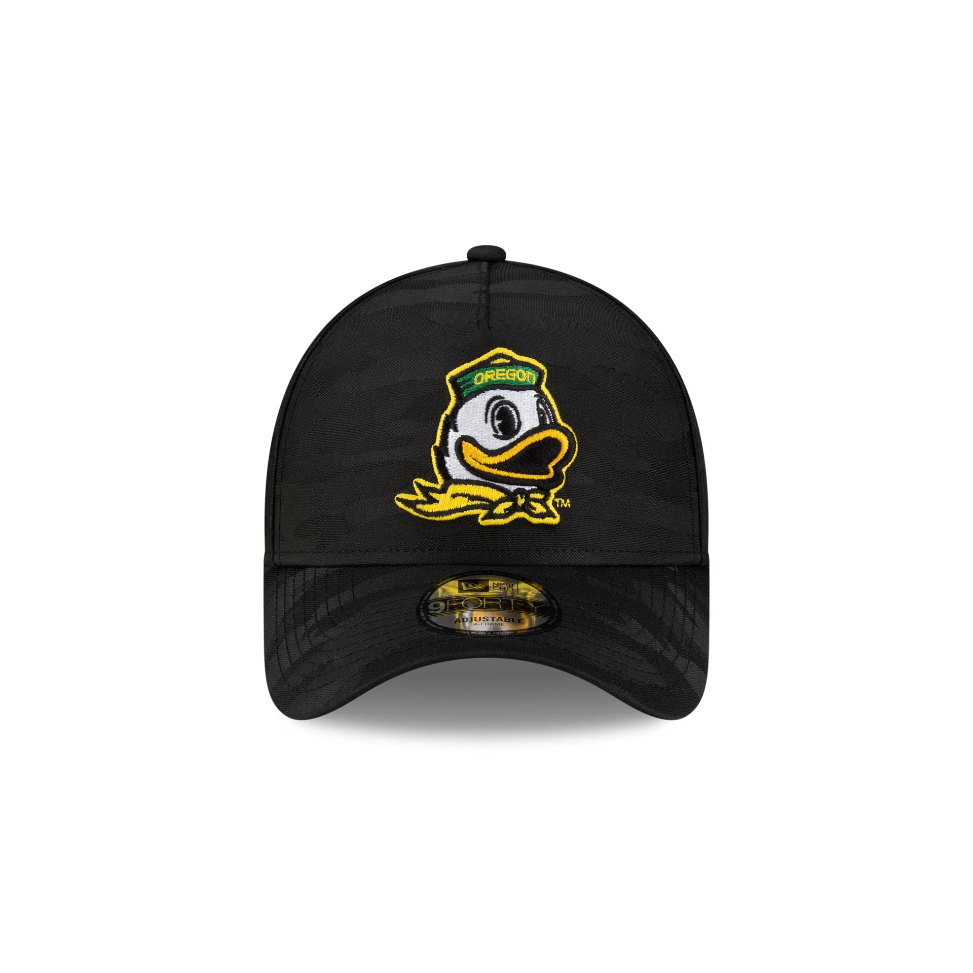 Oregon Ducks Black Camo 9FORTY A-Frame Snapback Hat