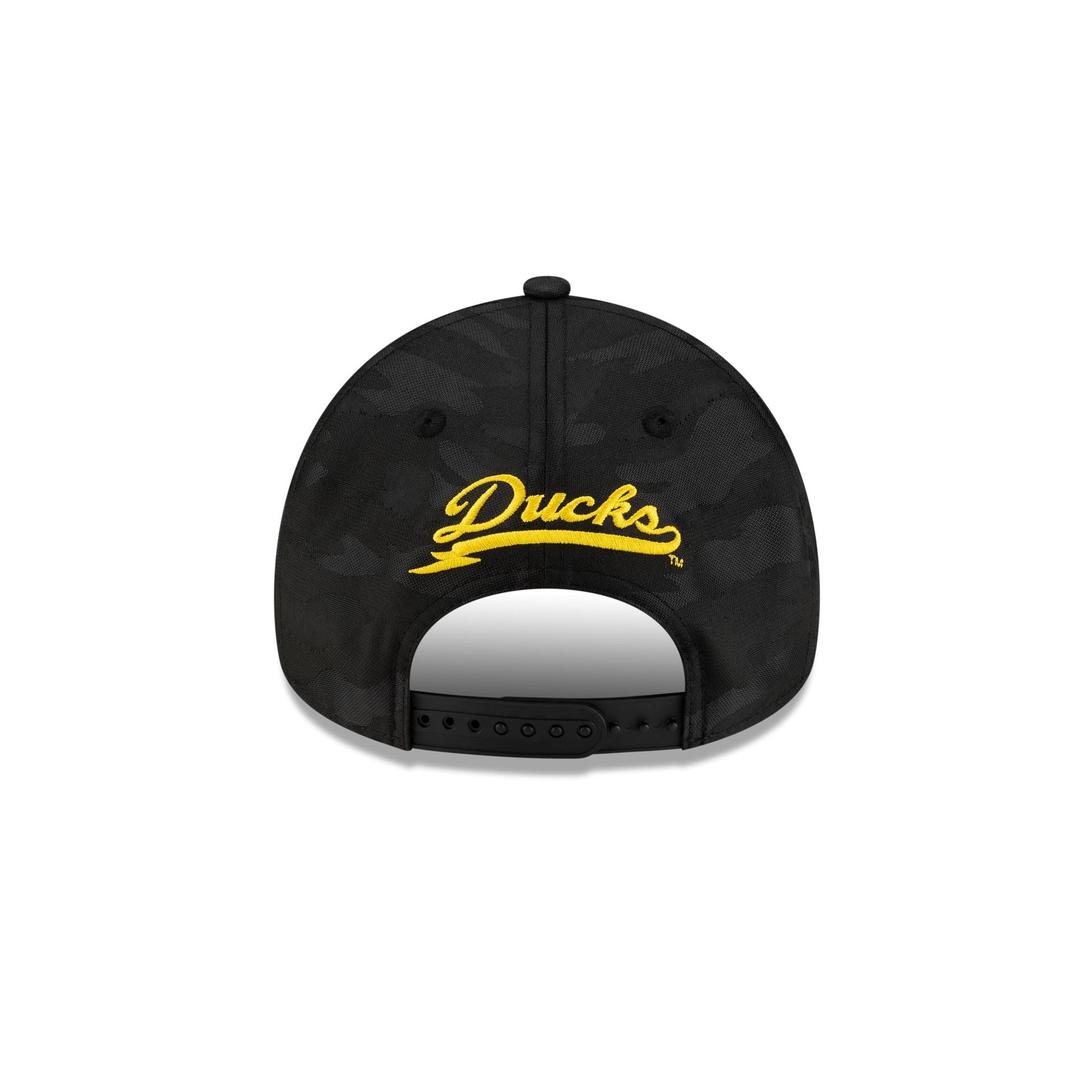 Oregon Ducks Black Camo 9FORTY A-Frame Snapback Hat