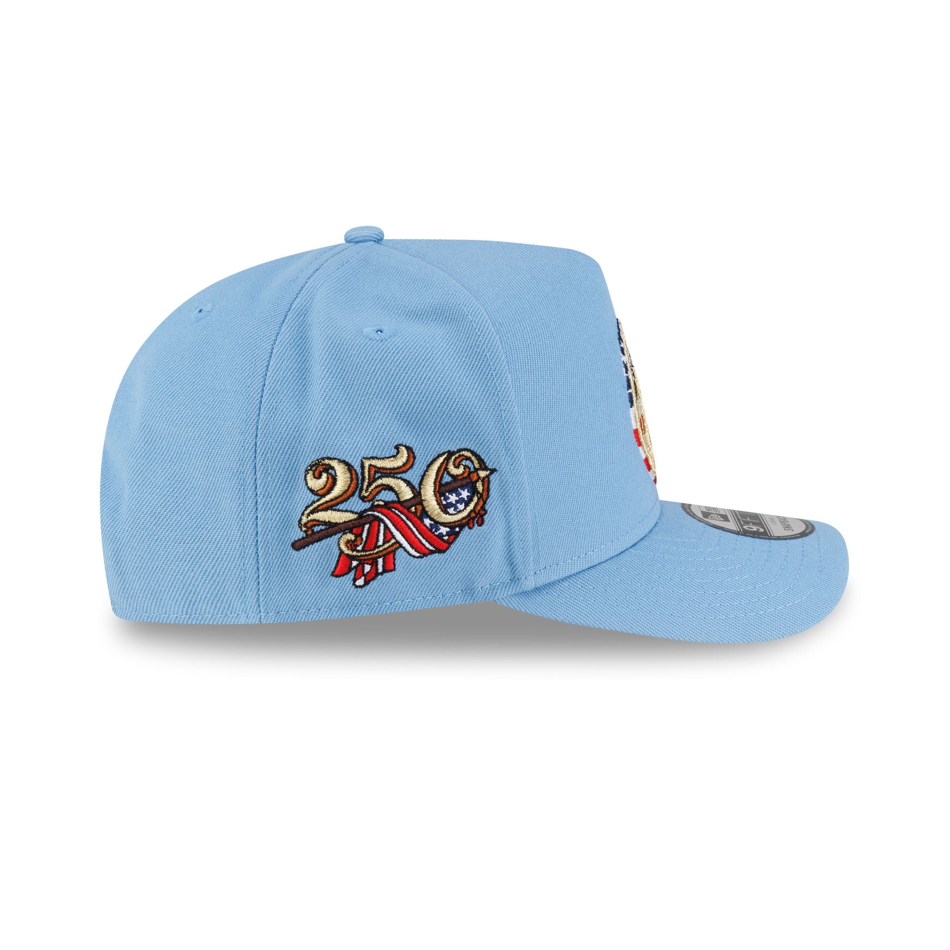 Golden State Warriors Red, White & Blue 9FIFTY A-Frame Snapback Hat