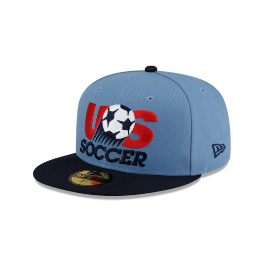 U.S. Soccer Retro 1993 Faded Blue 59FIFTY Fitted Hat - New Era Cap