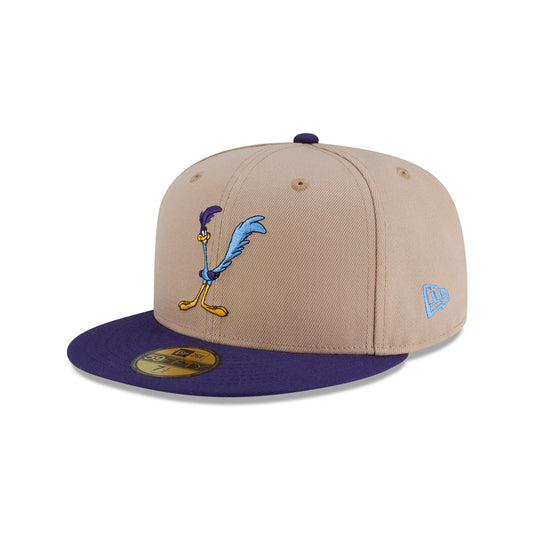 Looney Tunes Road Runner Camel 59FIFTY Fitted Hat - New Era Cap