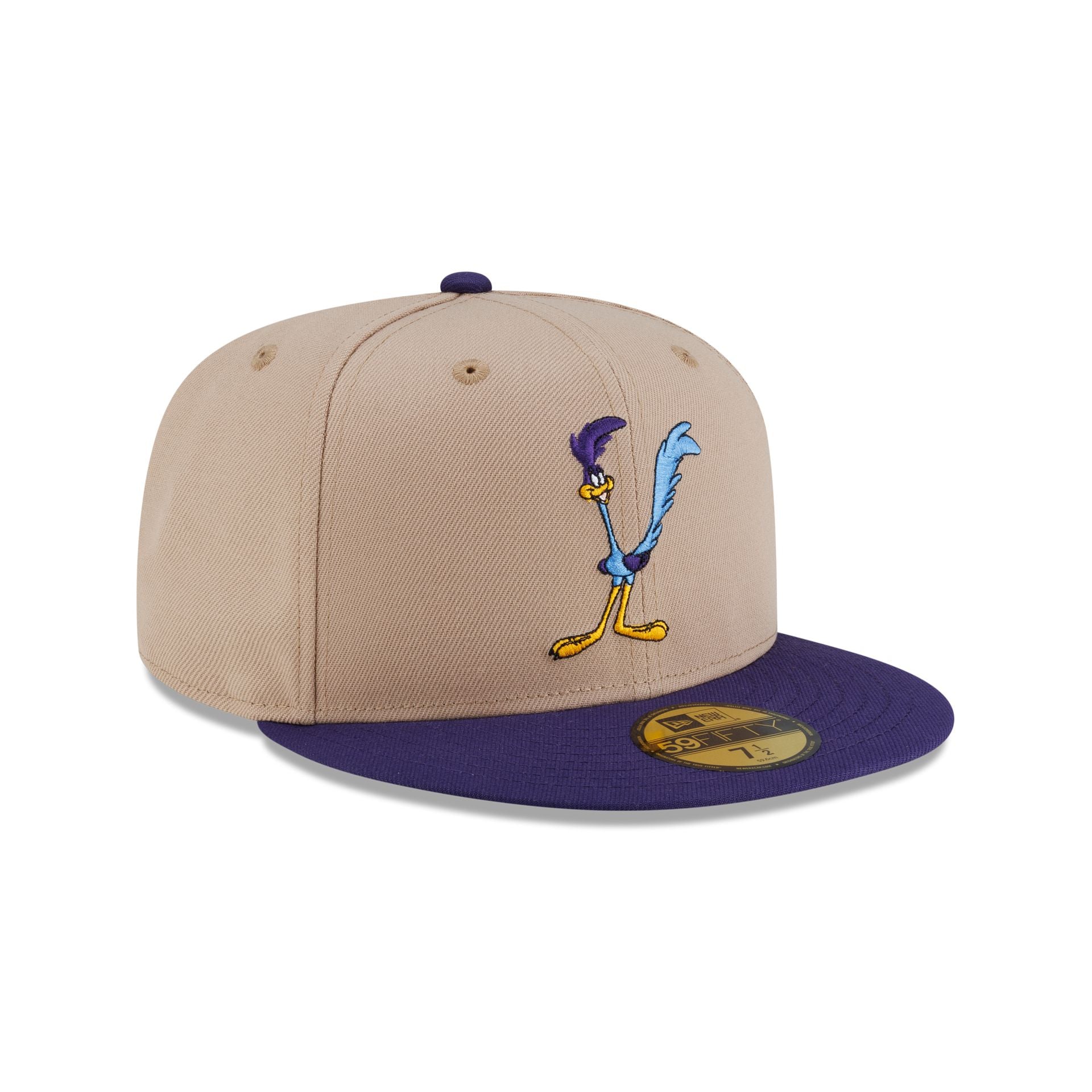 Looney Tunes Road Runner Camel 59FIFTY Fitted Hat