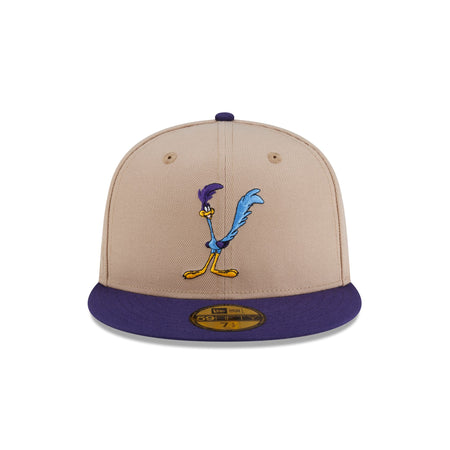 Looney Tunes Road Runner Camel 59FIFTY Fitted Hat