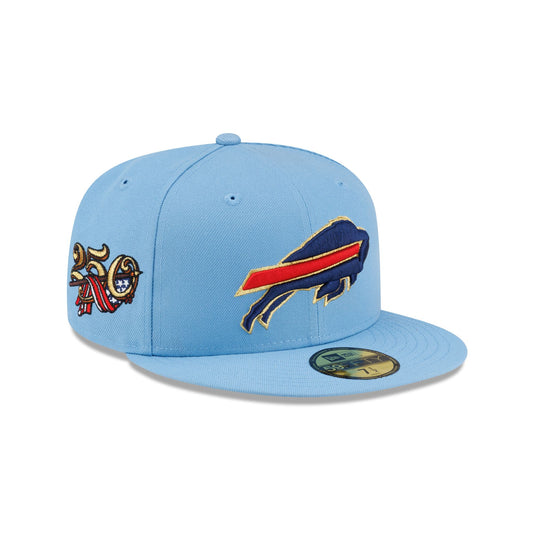 Buffalo Bills Red, White & Blue 59FIFTY Fitted Hat - New Era Cap