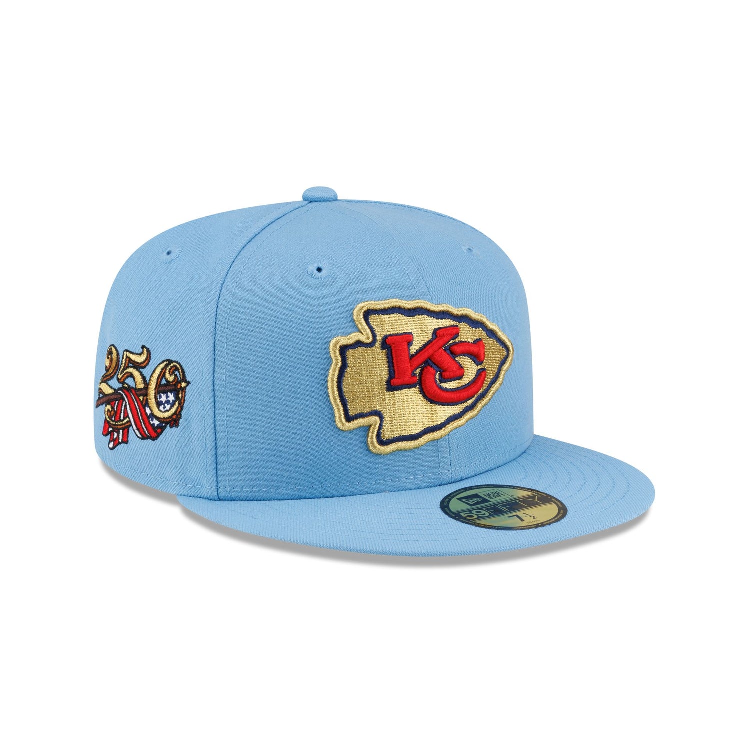 Kansas City Chiefs Red, White & Blue 59FIFTY Fitted Hat