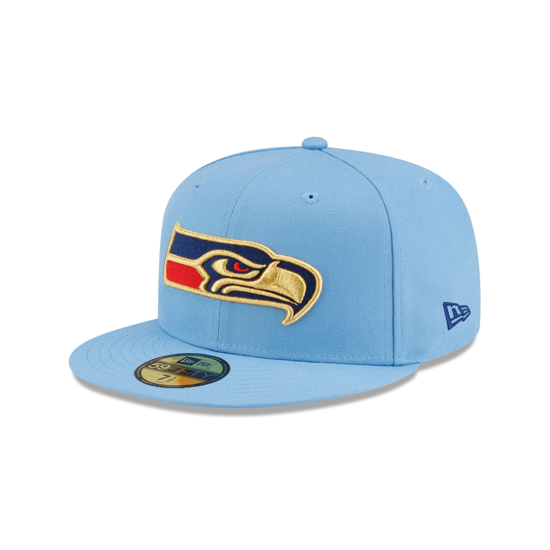 Seattle Seahawks Red, White & Blue 59FIFTY Fitted Hat