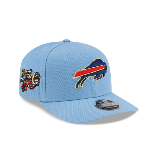 Buffalo Bills Red, White & Blue 9SEVENTY Stretch-Snap Hat - New Era Cap