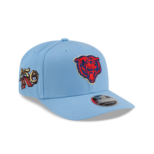 Chicago Bears Red, White & Blue 9SEVENTY Stretch-Snap Hat - New Era Cap