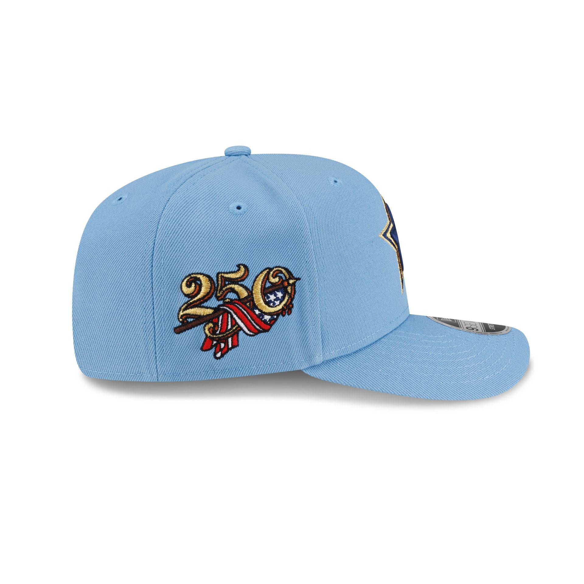 Dallas Cowboys Red, White & Blue 9SEVENTY Stretch-Snap Hat
