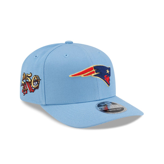 New England Patriots Red, White & Blue 9SEVENTY Stretch-Snap Hat - New Era Cap