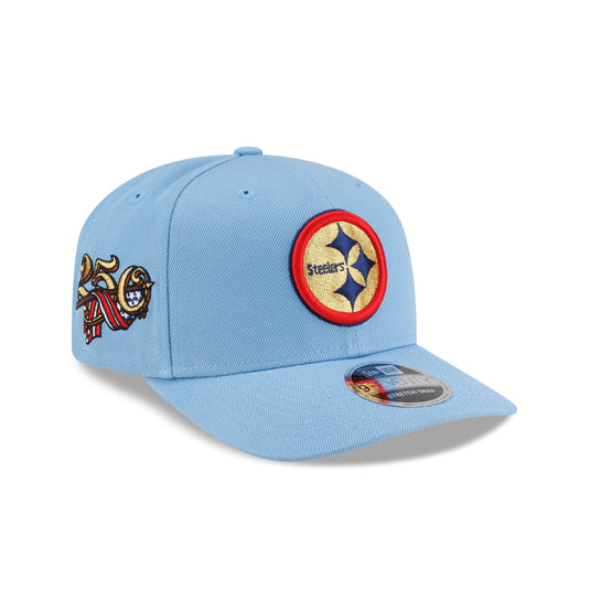 Pittsburgh Steelers Red, White & Blue 9SEVENTY Stretch-Snap Hat - New Era Cap