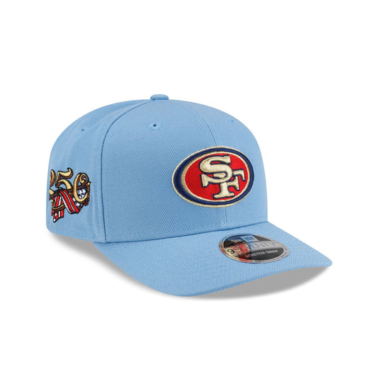 San Francisco 49ers Red, White & Blue 9SEVENTY Stretch-Snap Hat - New Era Cap