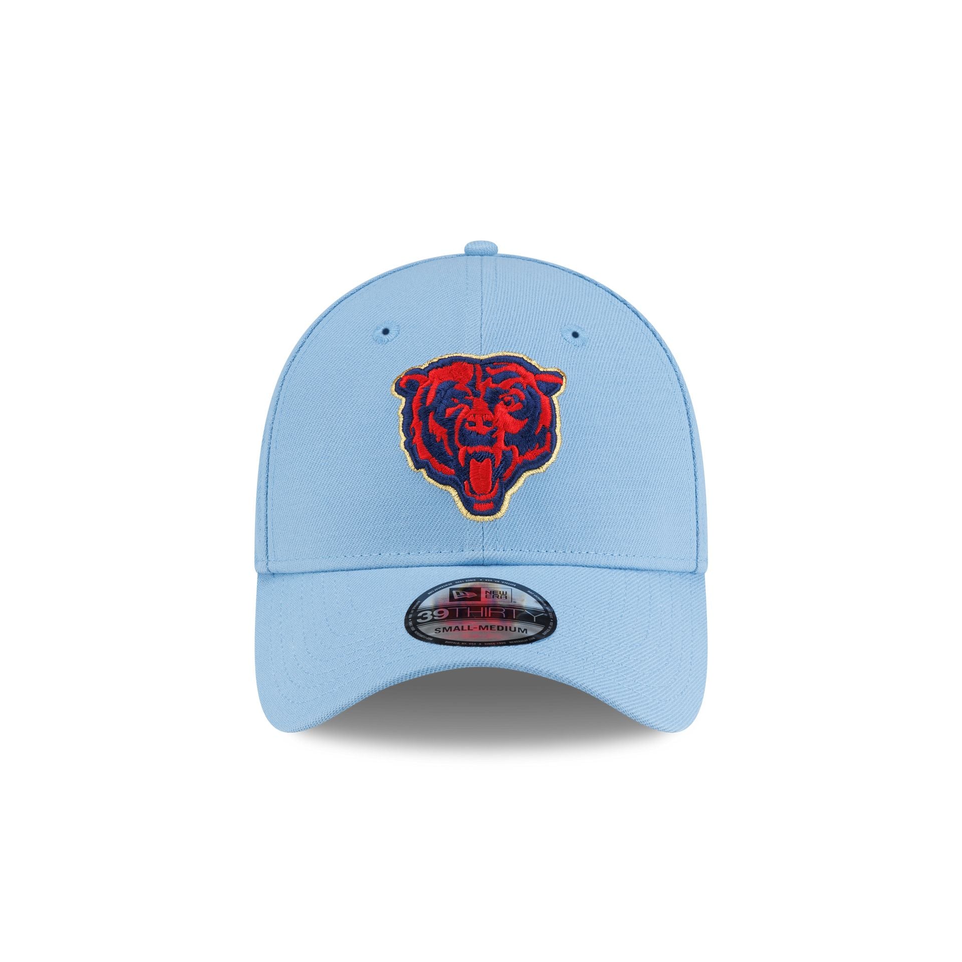 Chicago Bears Red, White & Blue 39THIRTY Stretch Fit Hat