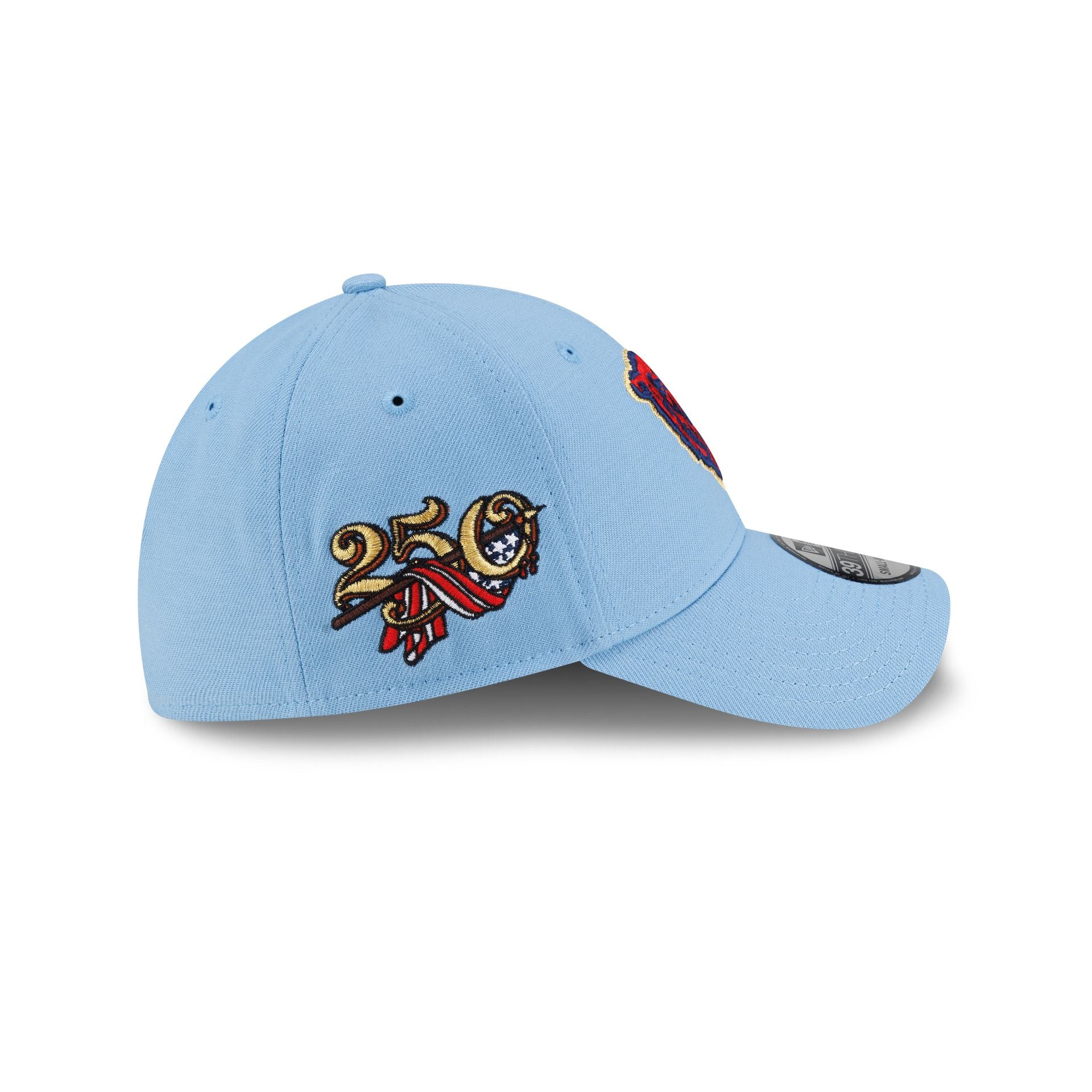 Chicago Bears Red, White & Blue 39THIRTY Stretch Fit Hat