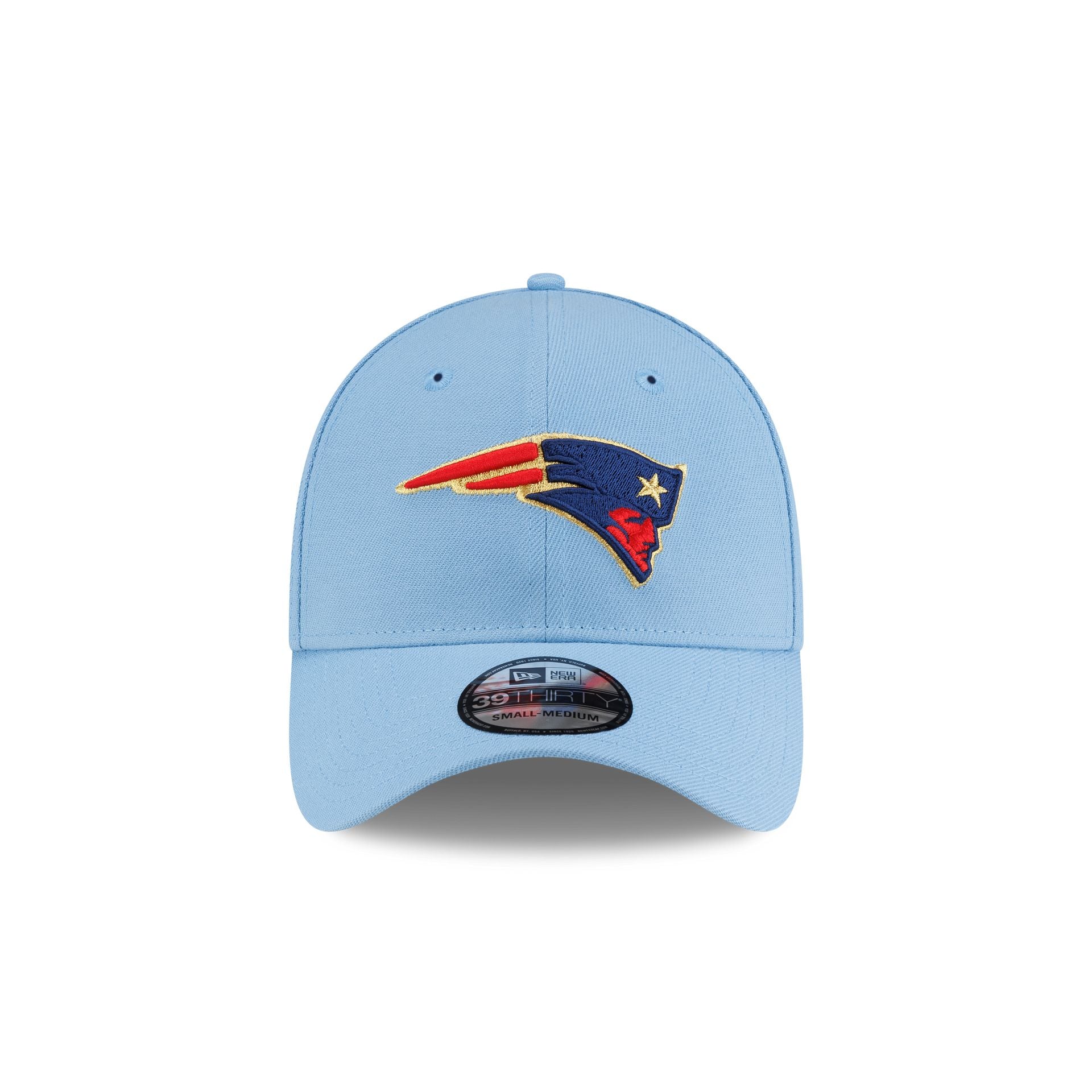 New England Patriots Red, White & Blue 39THIRTY Stretch Fit Hat