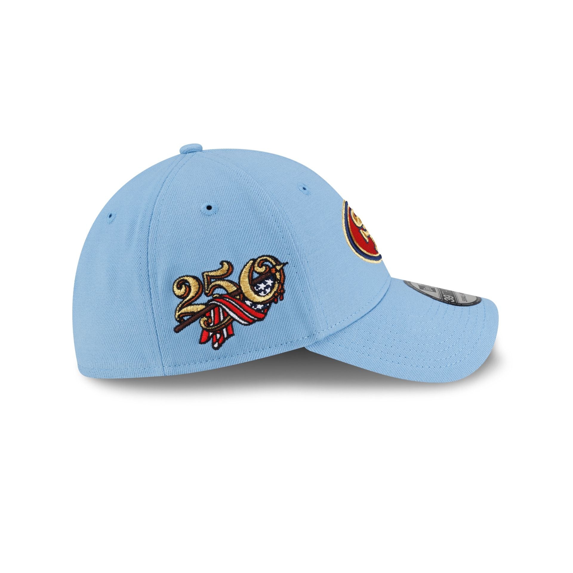 San Francisco 49ers Red, White & Blue 39THIRTY Stretch Fit Hat