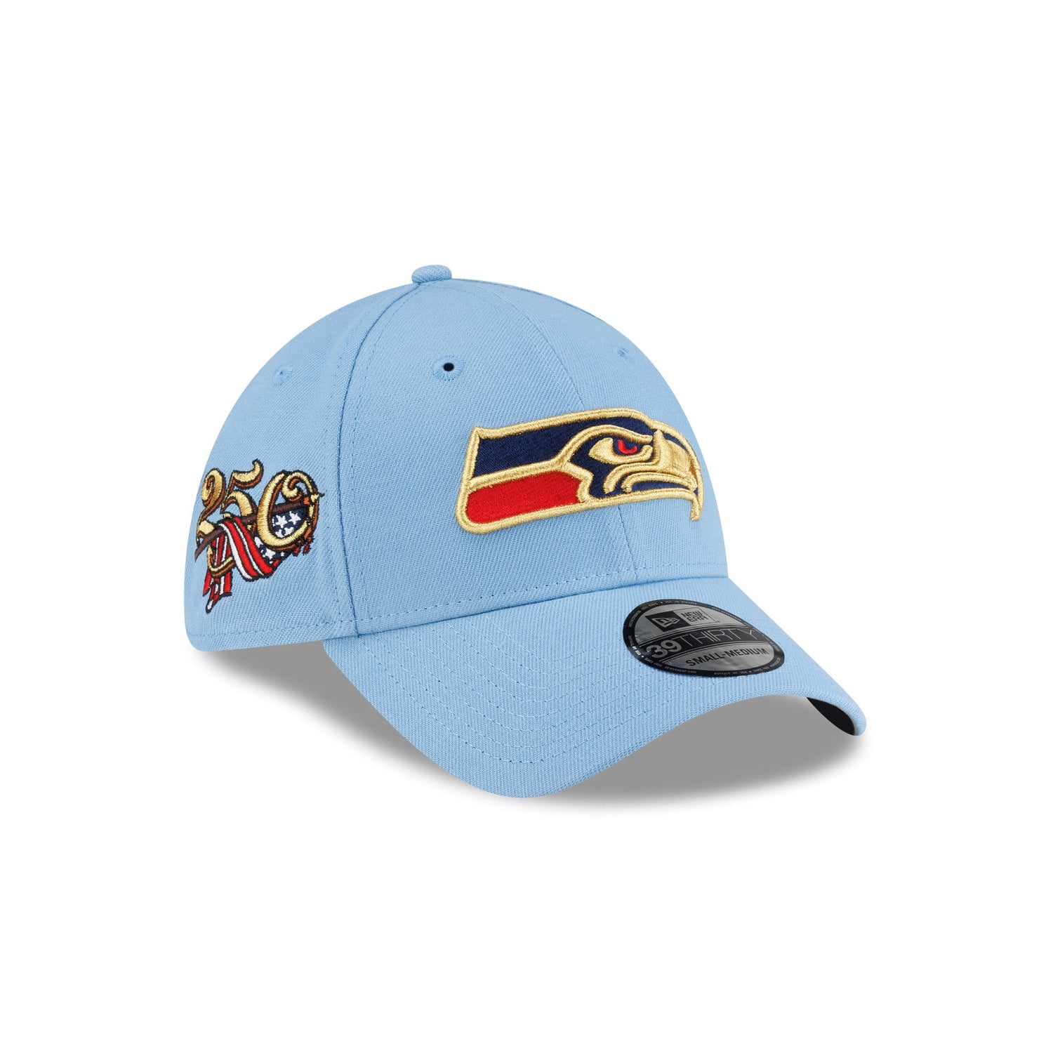 Seattle Seahawks Red, White & Blue 39THIRTY Stretch Fit Hat