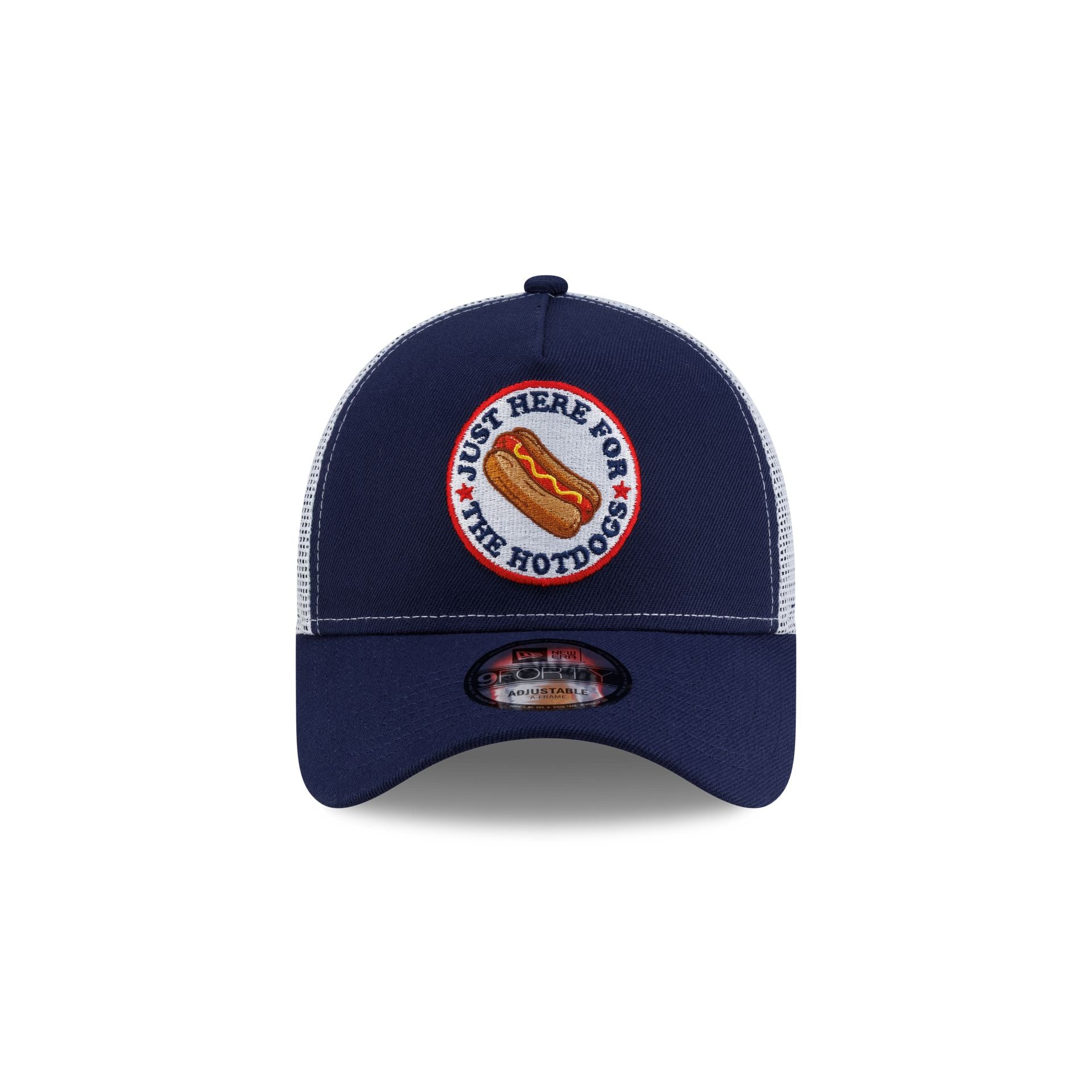New Era Cap USA Hot Dog Navy 9FORTY A-Frame Trucker Hat