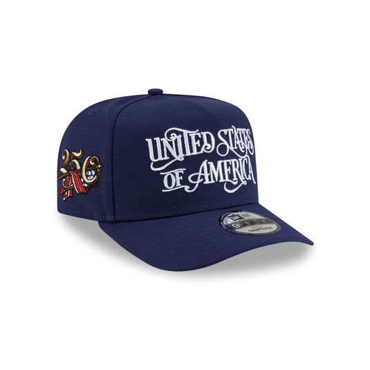 New Era Cap United States of America Navy 9FIFTY A-Frame Snapback Hat - New Era Cap