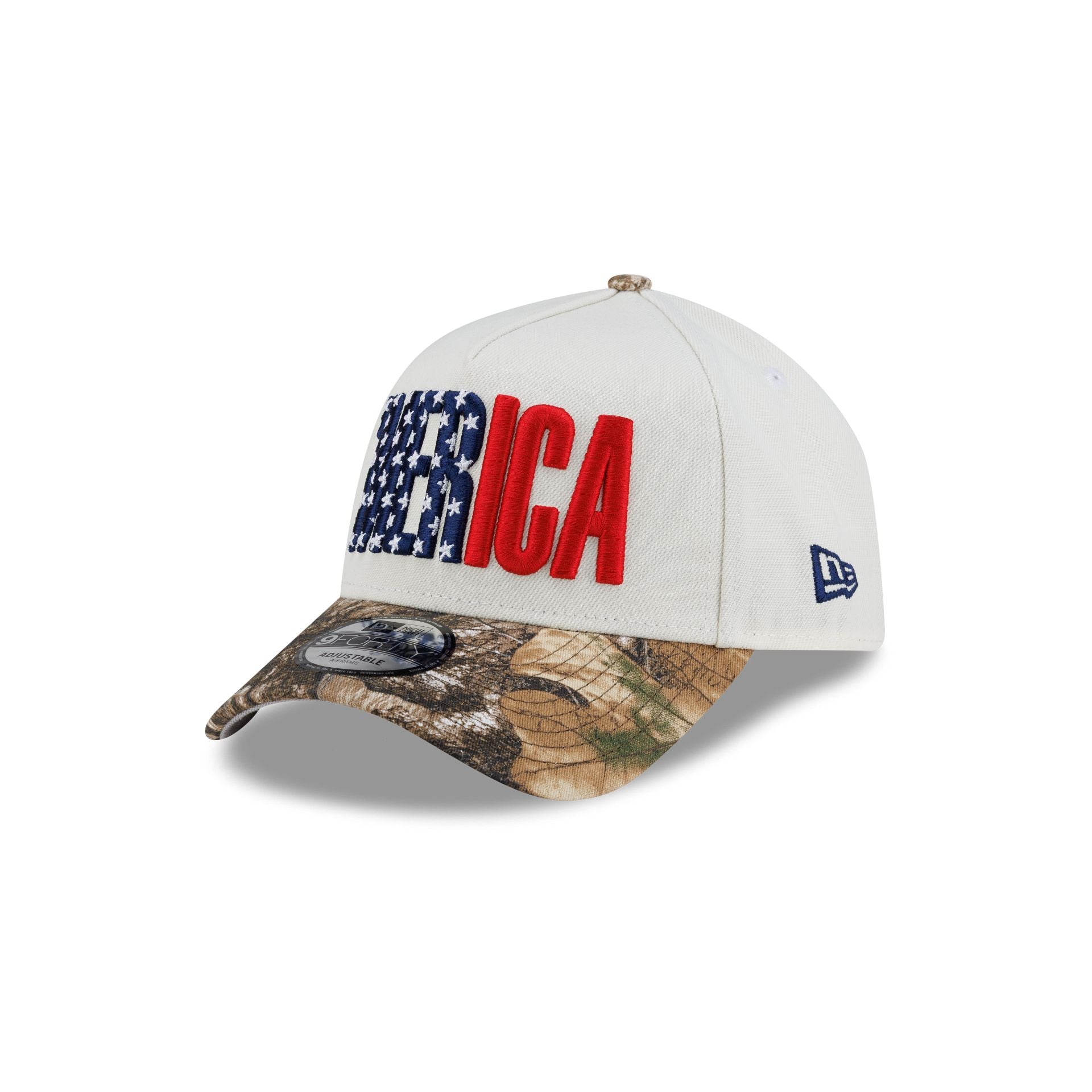 New Era Cap 'Merica Chrome White 9FORTY A-Frame Snapback Hat