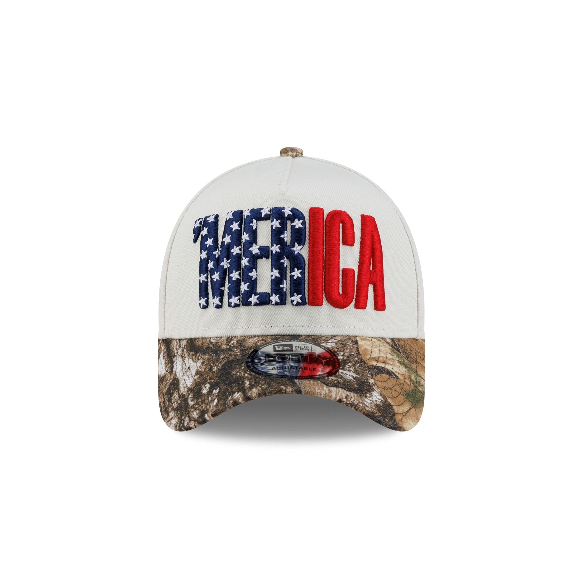 NEW ERA×Ameri BASIC LOGO CAP New Era Cap 'Merica Chrome White 9FORTY A-Frame Snapback Hat