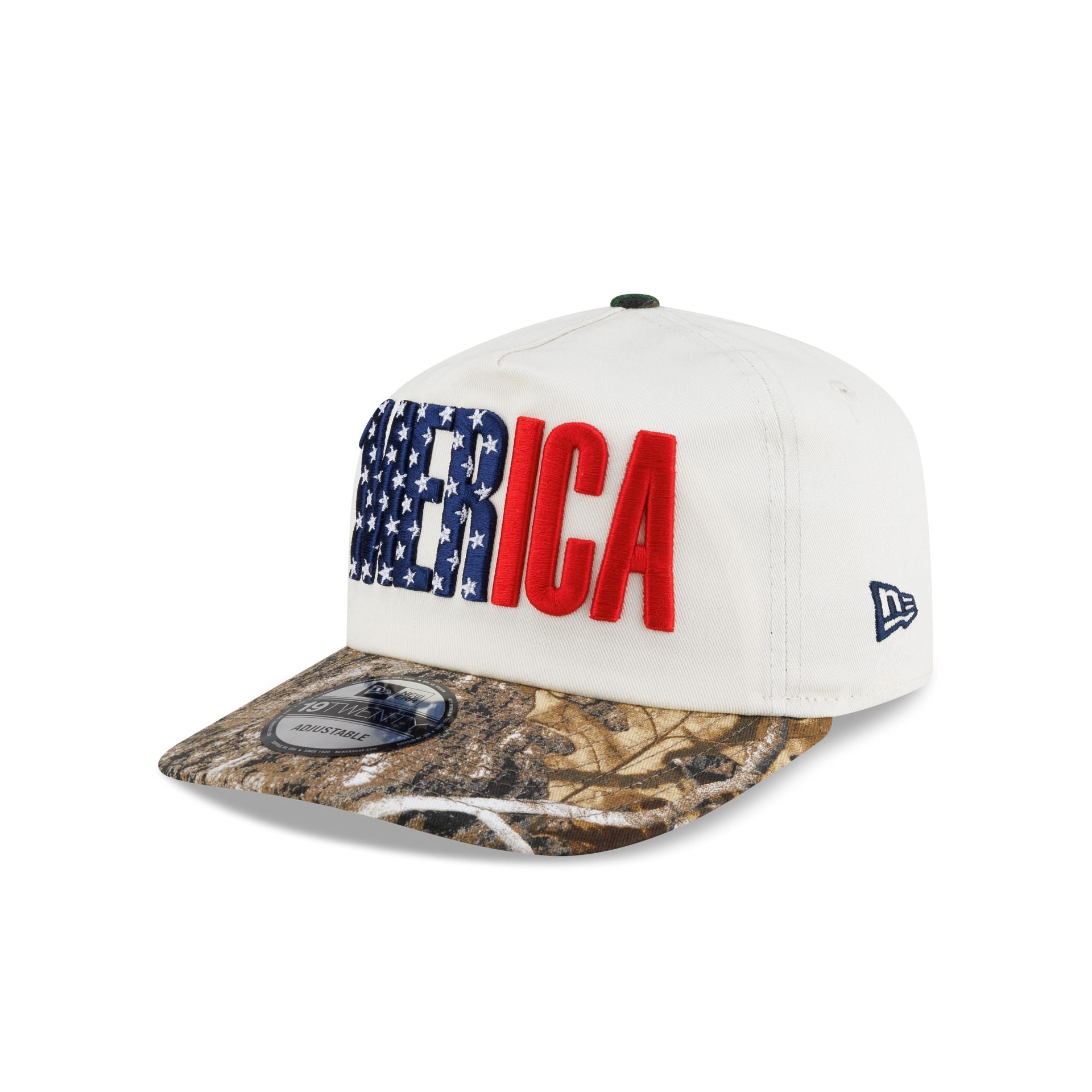 New Era Cap 'Merica Chrome White 19TWENTY Adjustable Hat