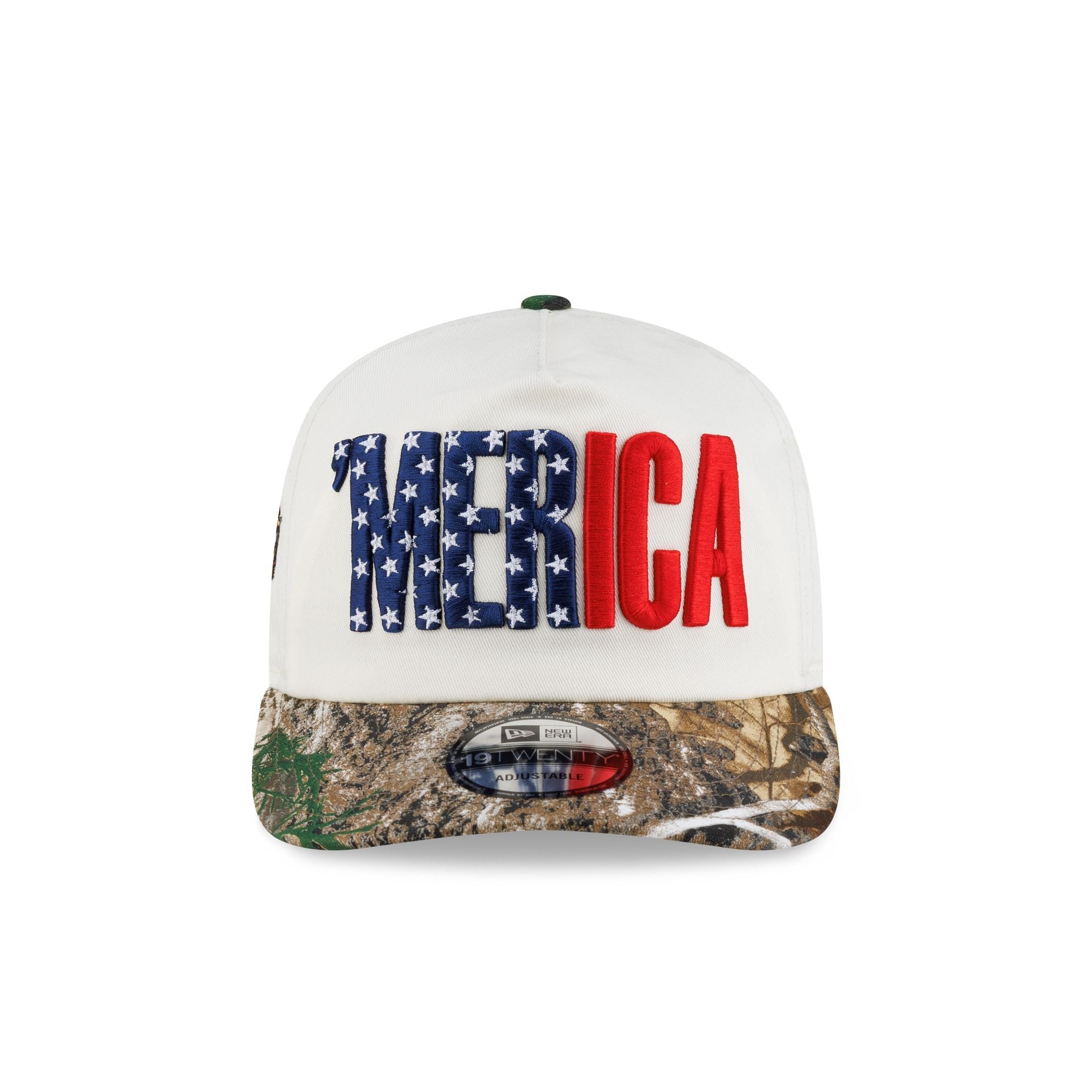 New Era Cap 'Merica Chrome White 19TWENTY Adjustable Hat