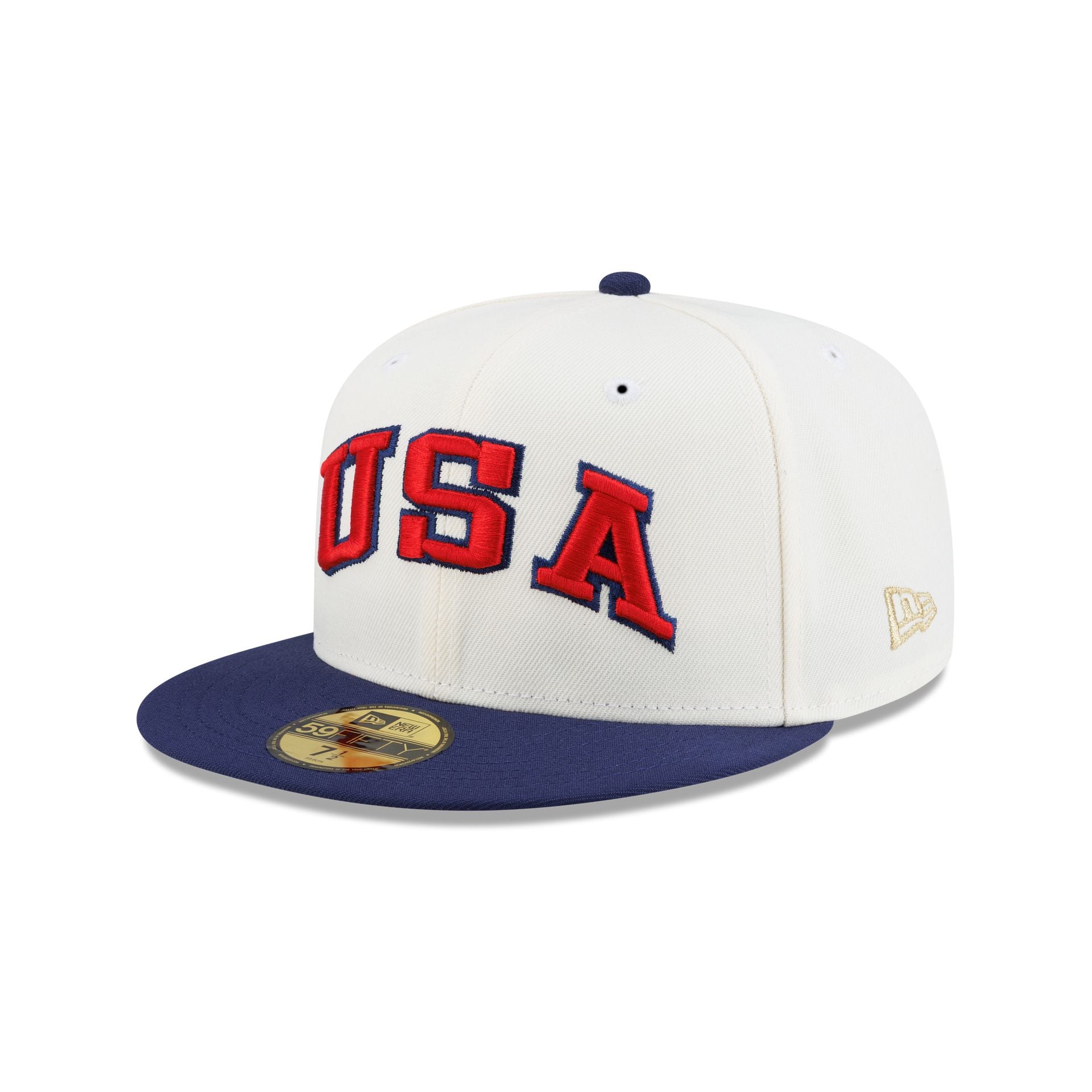 New Era Cap USA Chrome White 59FIFTY Fitted Hat