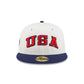New Era Cap USA Chrome White 59FIFTY Fitted Hat