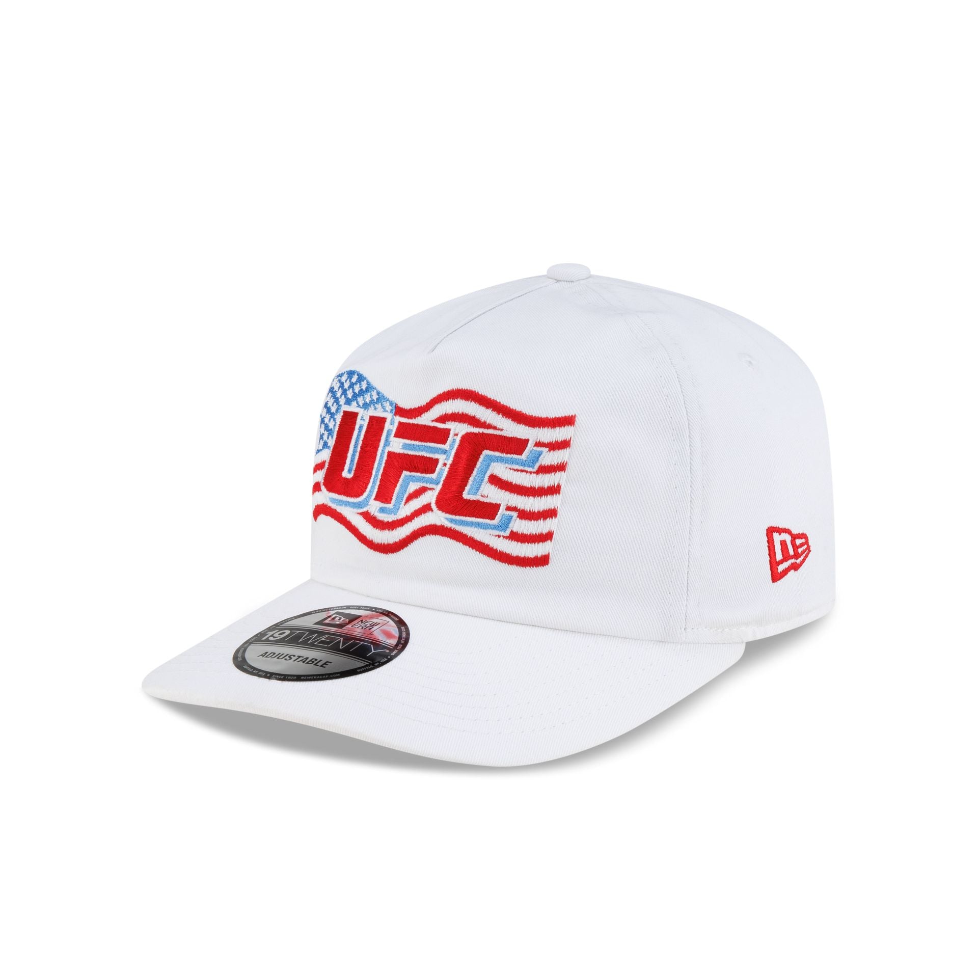 UFC Americana Flag White 19TWENTY Adjustable Hat