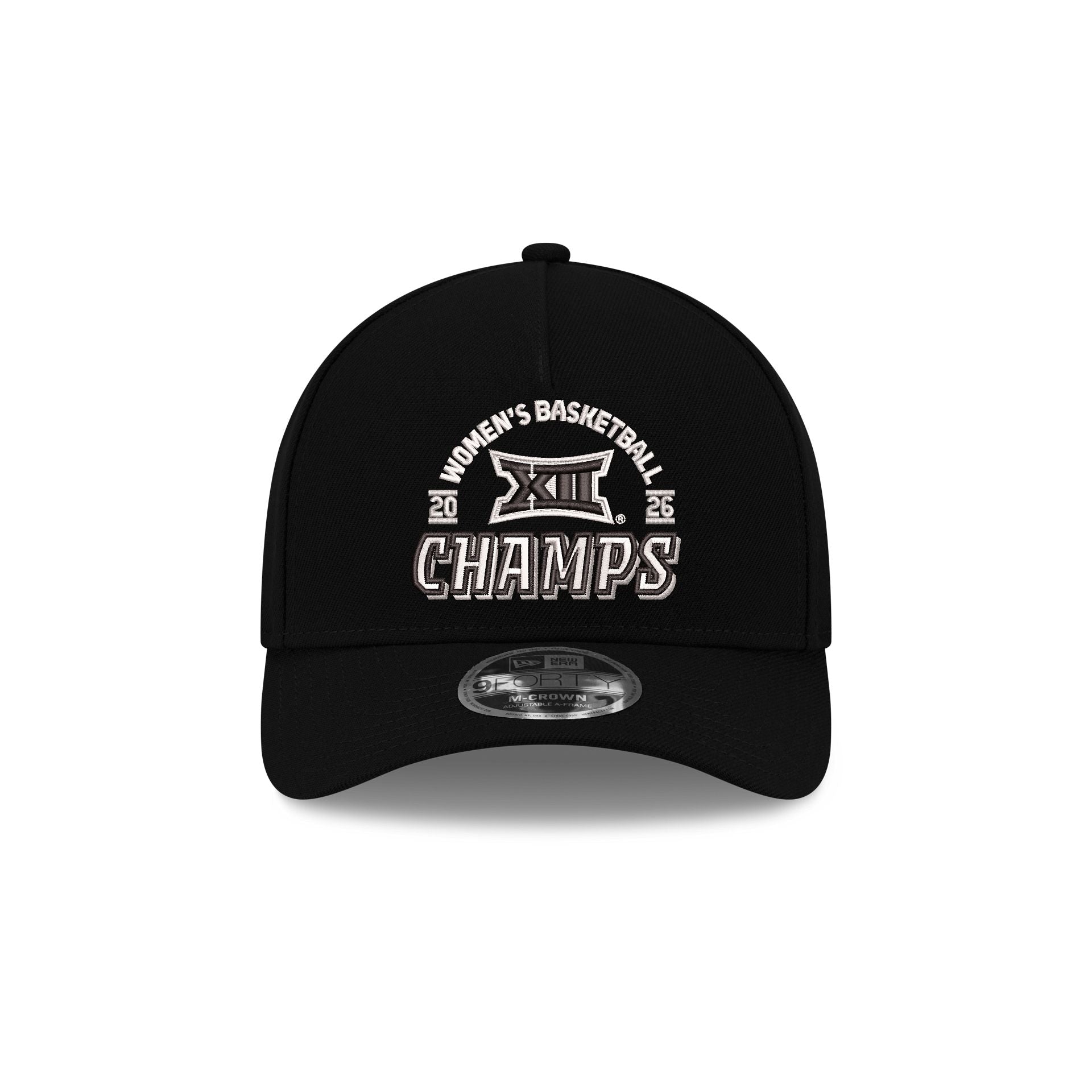 West Virginia Mountaineers 2026 Big 12 Women's Basketball Champions 9FORTY M-Crown A-Frame Snapback Hat