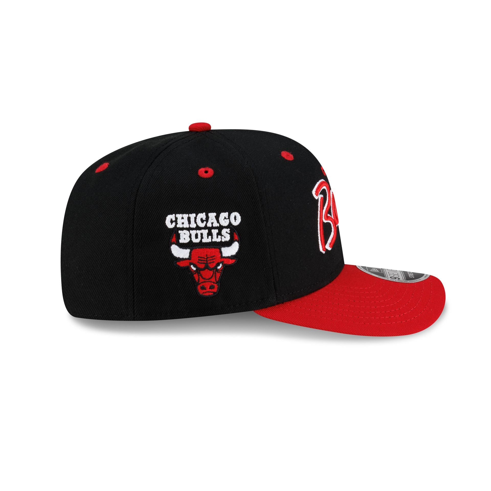 Chicago Bulls Hardwood Classics 90s Script 9SEVENTY Stretch-Snap